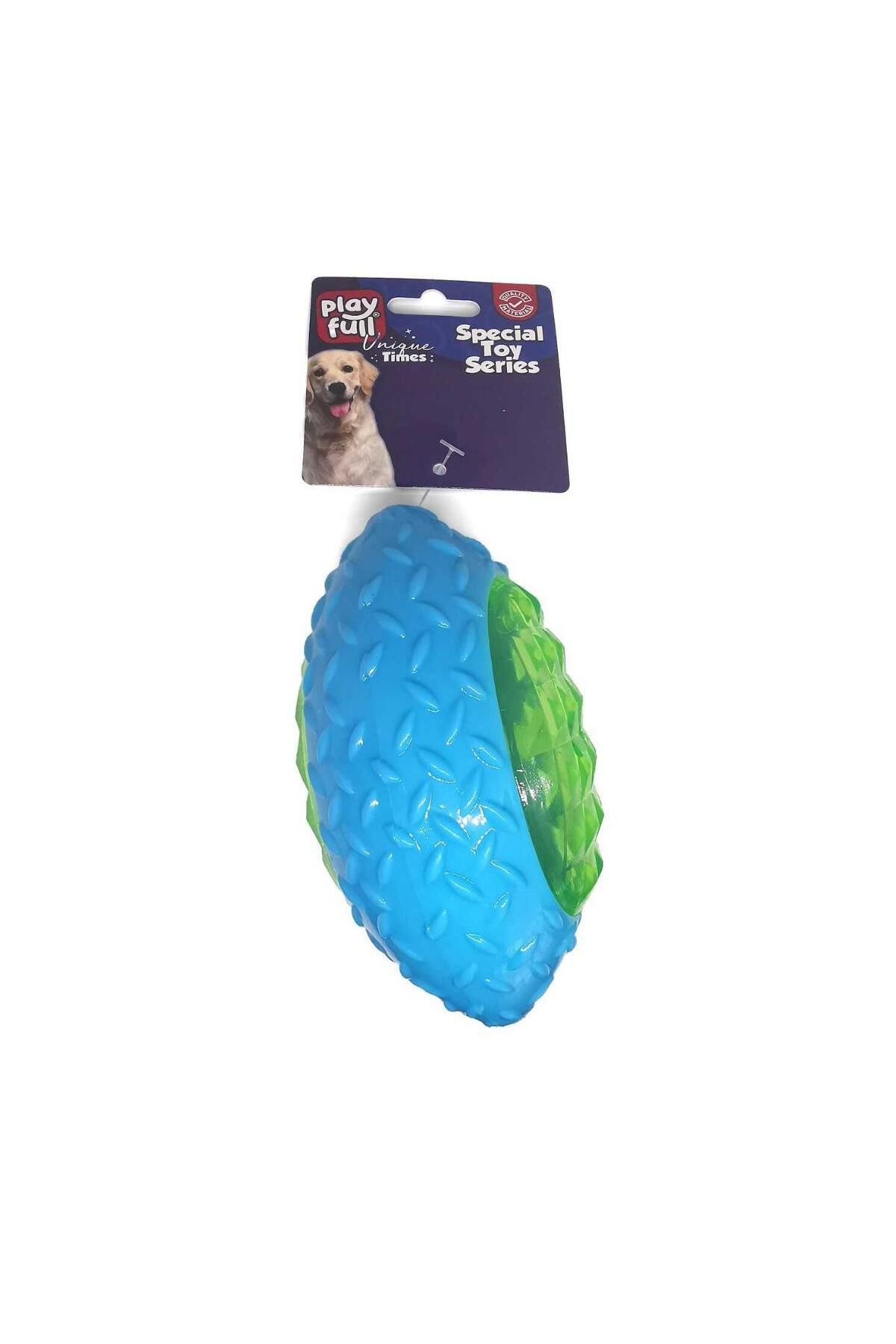 YEMCİPETSHOP Playfull Plastik Köpek Oyuncağı Sesli Işıklı 6x14 Cm