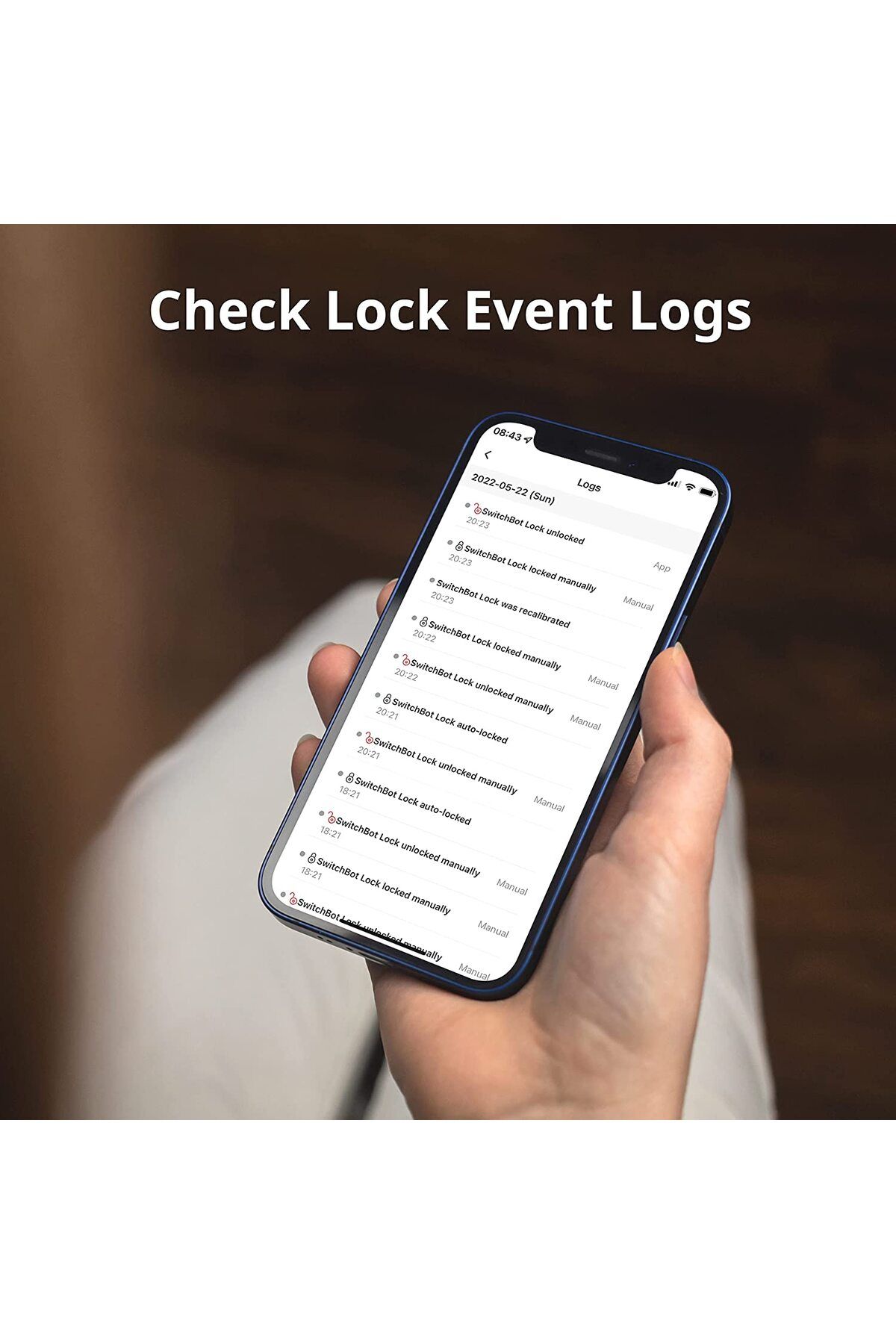 SwitchBot-Smart Keypad Touch for SwitchBot Lock Fingerprint Keyless Home Entry IP65 Waterproof 3