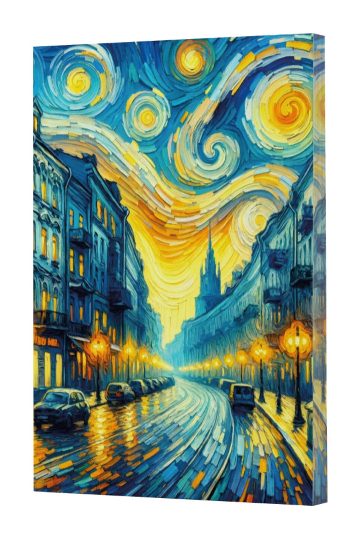 Dokuz Yayınları Vivago Art Van Gogh 6 Sokak Çizgili Defter (14X20-160 Sayfa)