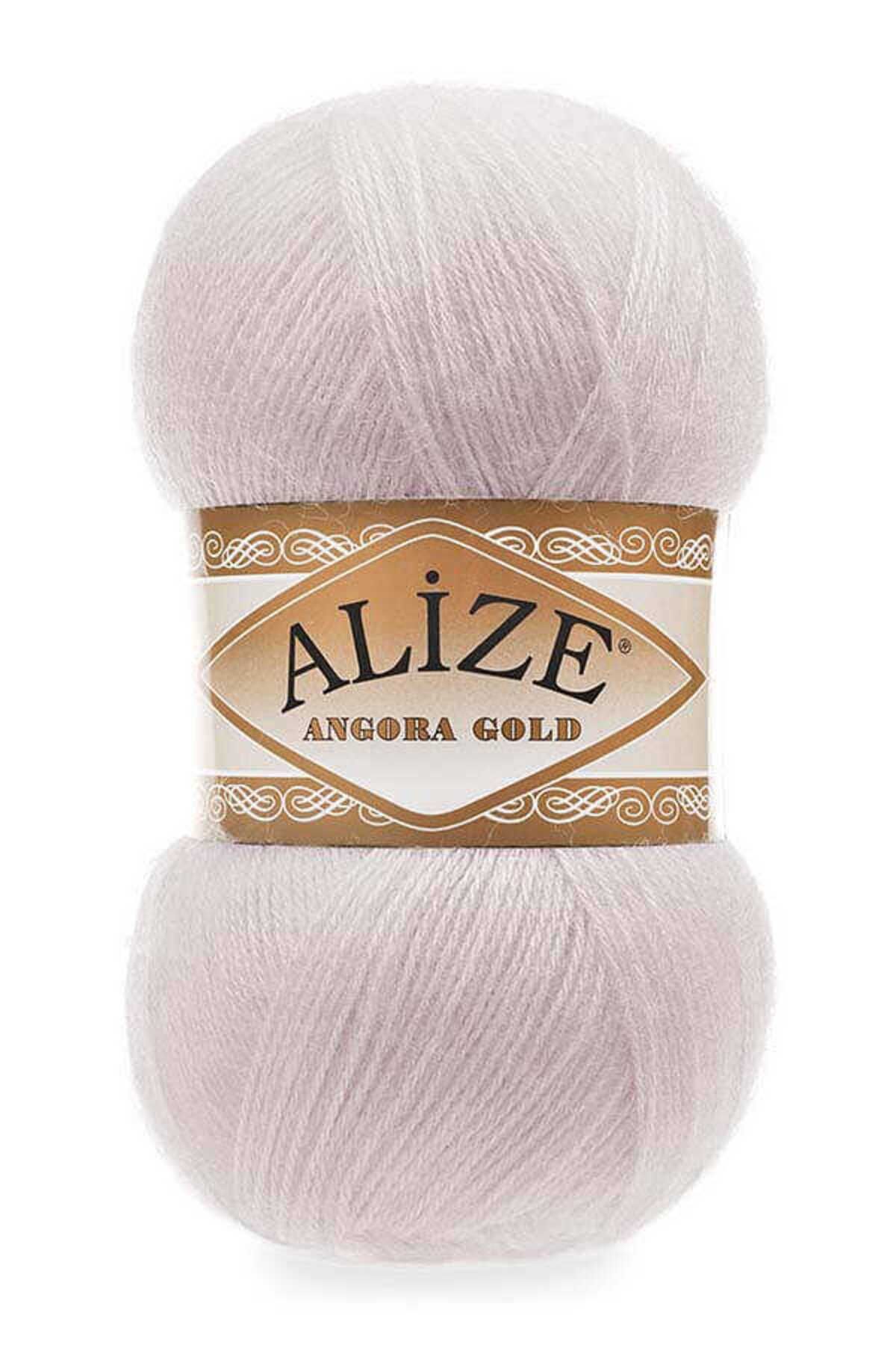 Alize Angora Gold Örgü İpi 168 Kış Beyazı