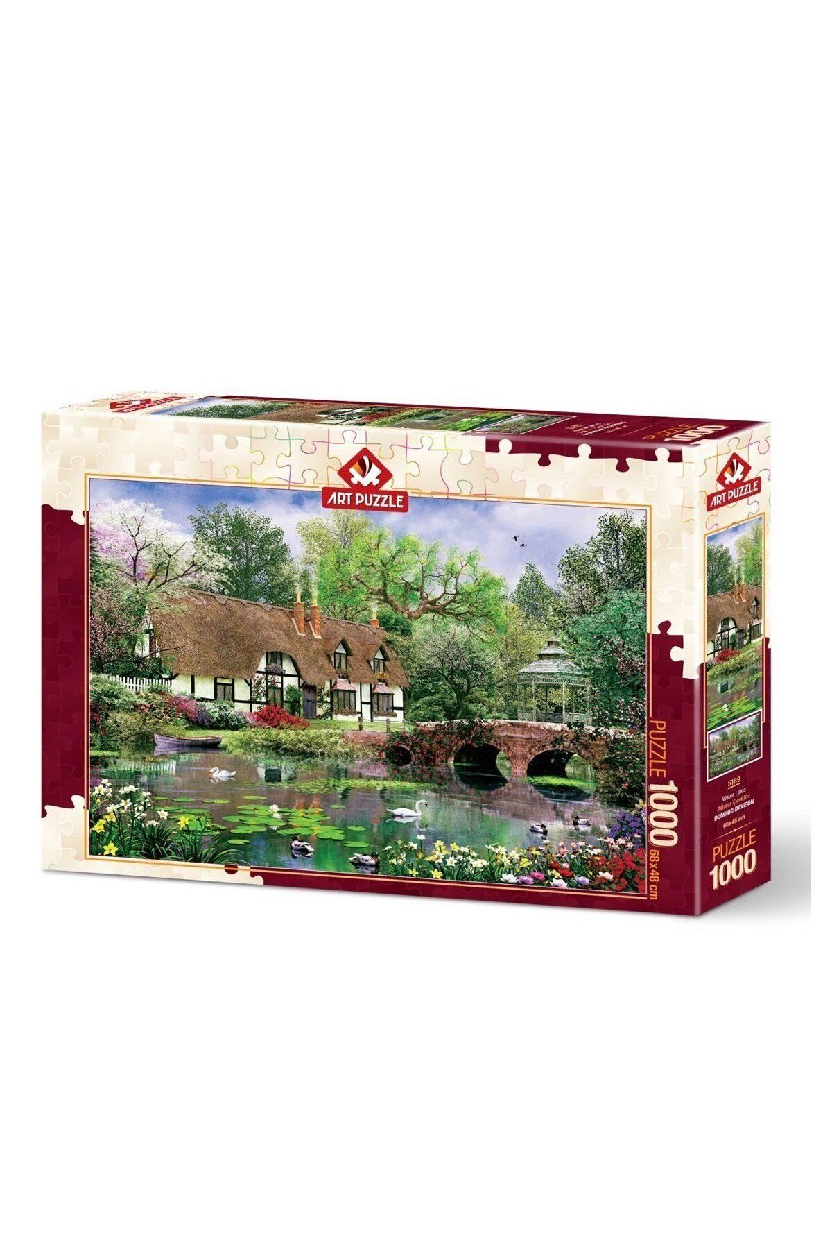 Greatmark 5189 Art Puzzle Nilüfer Çiçekleri 1000 Parça Puzzle