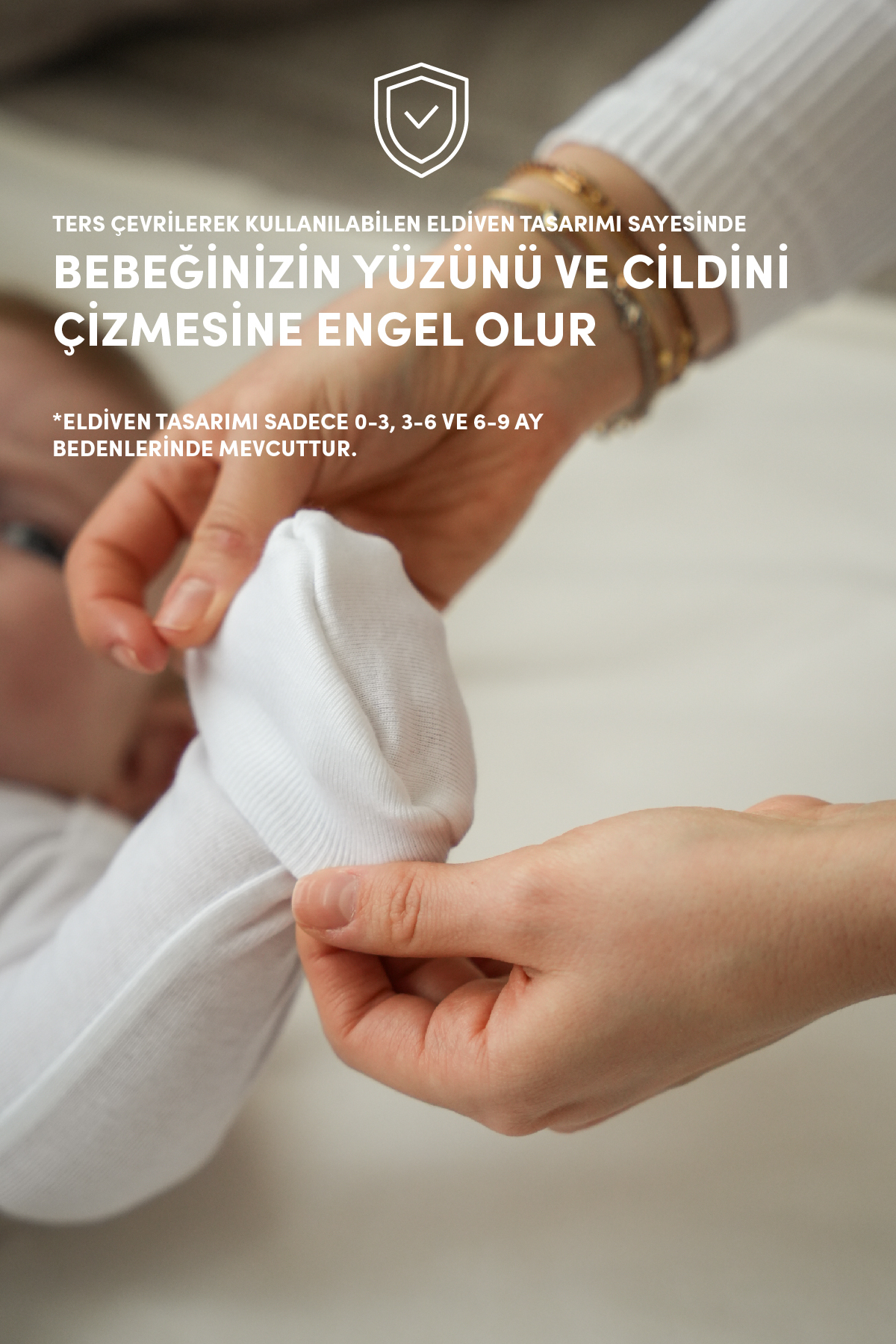 Minuche %100 Pamuk 6'lı Bebek Body - Uzun Kollu ve Çıtçıtlı Beyaz Zıbın fotoğrafı 2 (önizleme)