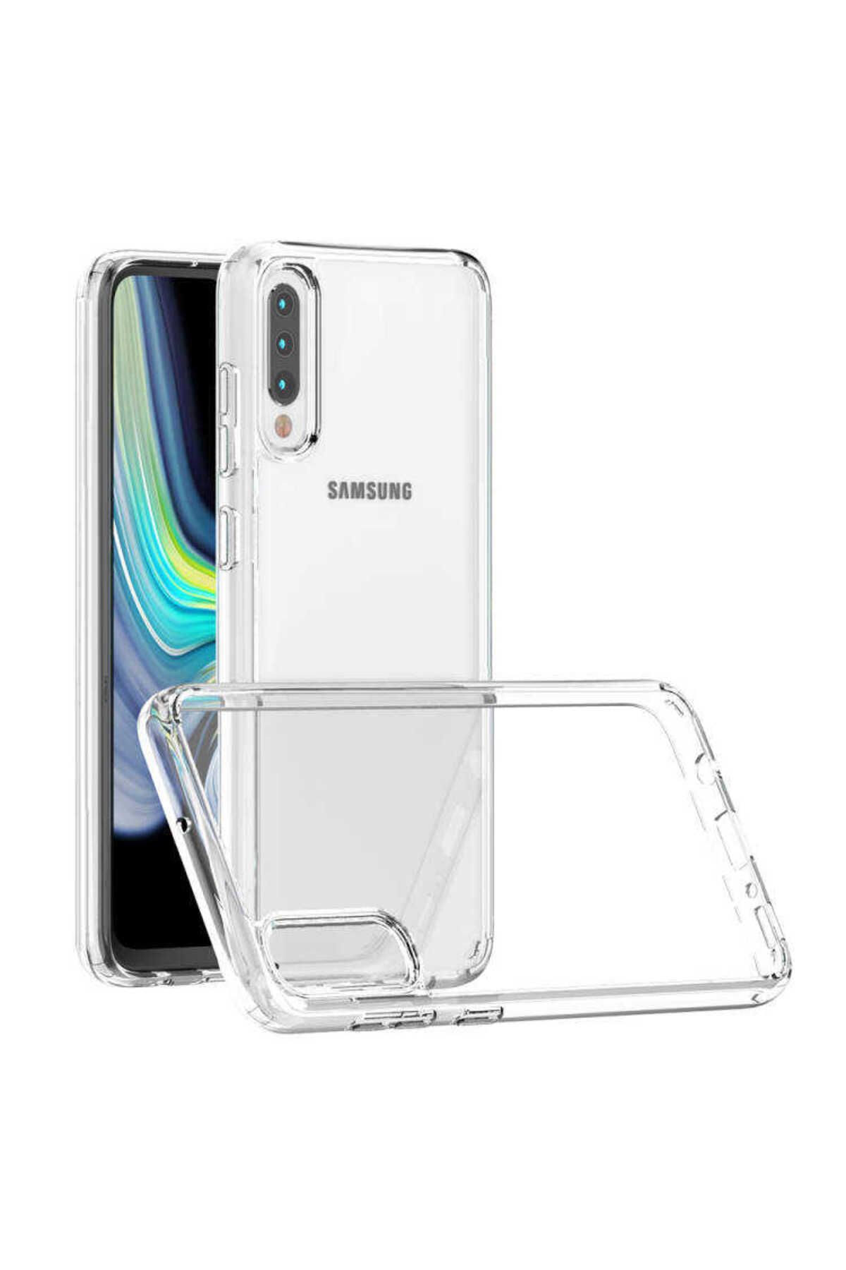 gaappy Boss Serisi Samsung Galaxy A70 Şeffaf Kapak