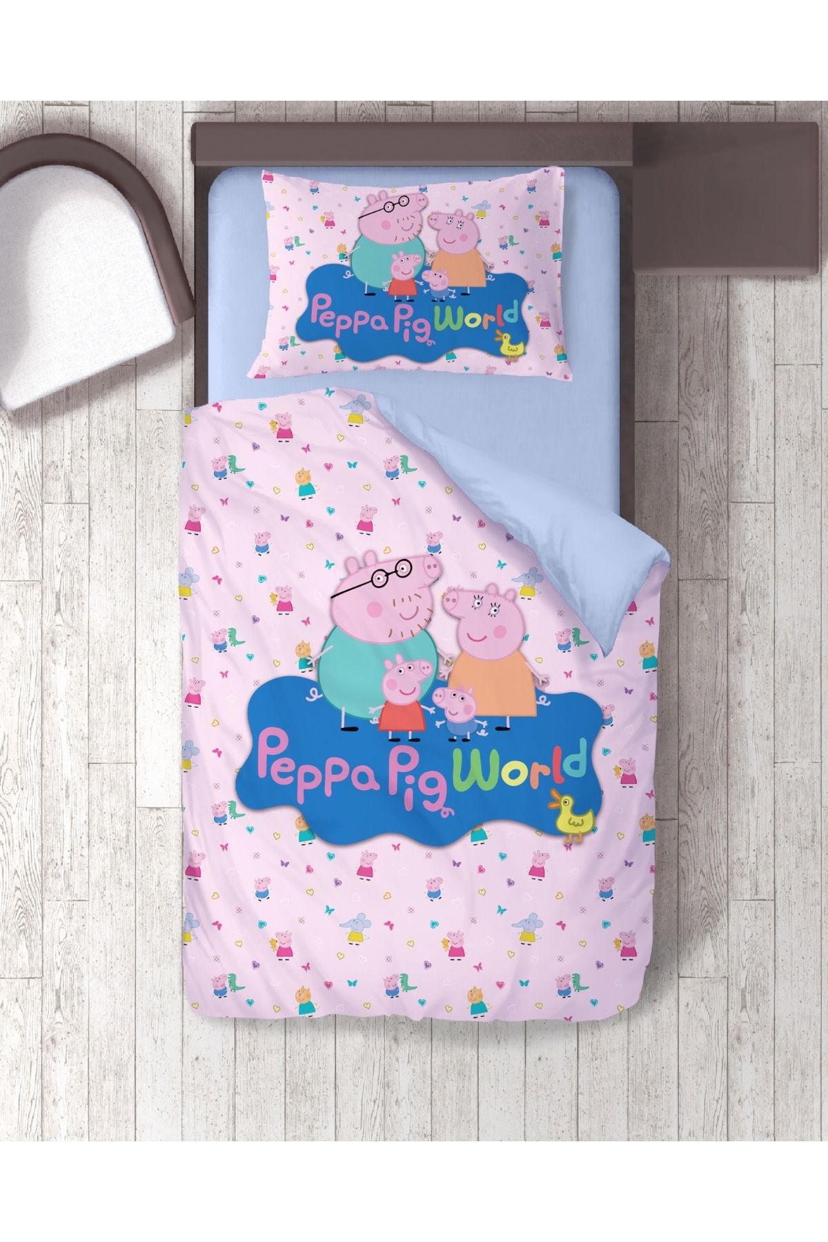 Home Nevresim home  Peppa pig World tek kişilik nevresim takımı