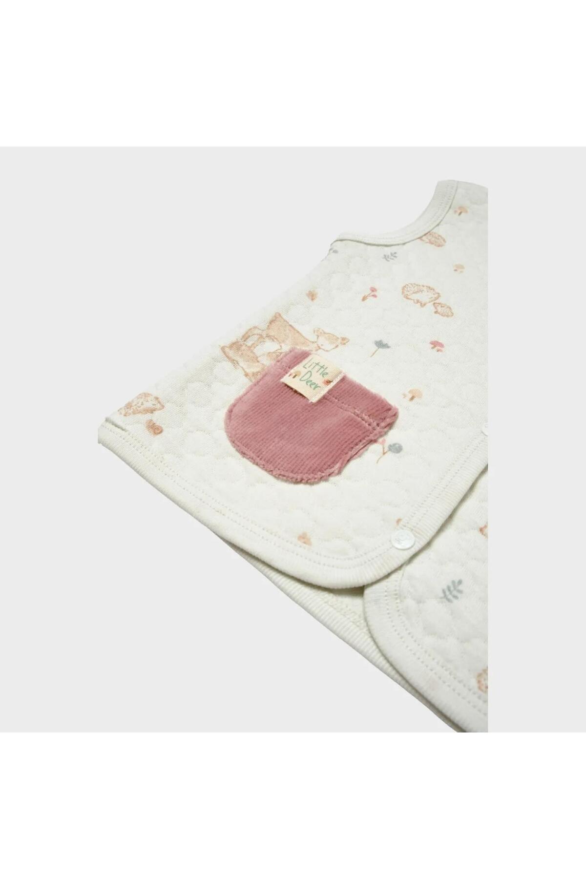 Bibaby Yelek Little Deer Mint - Powder fotoğrafı 3 (önizleme)