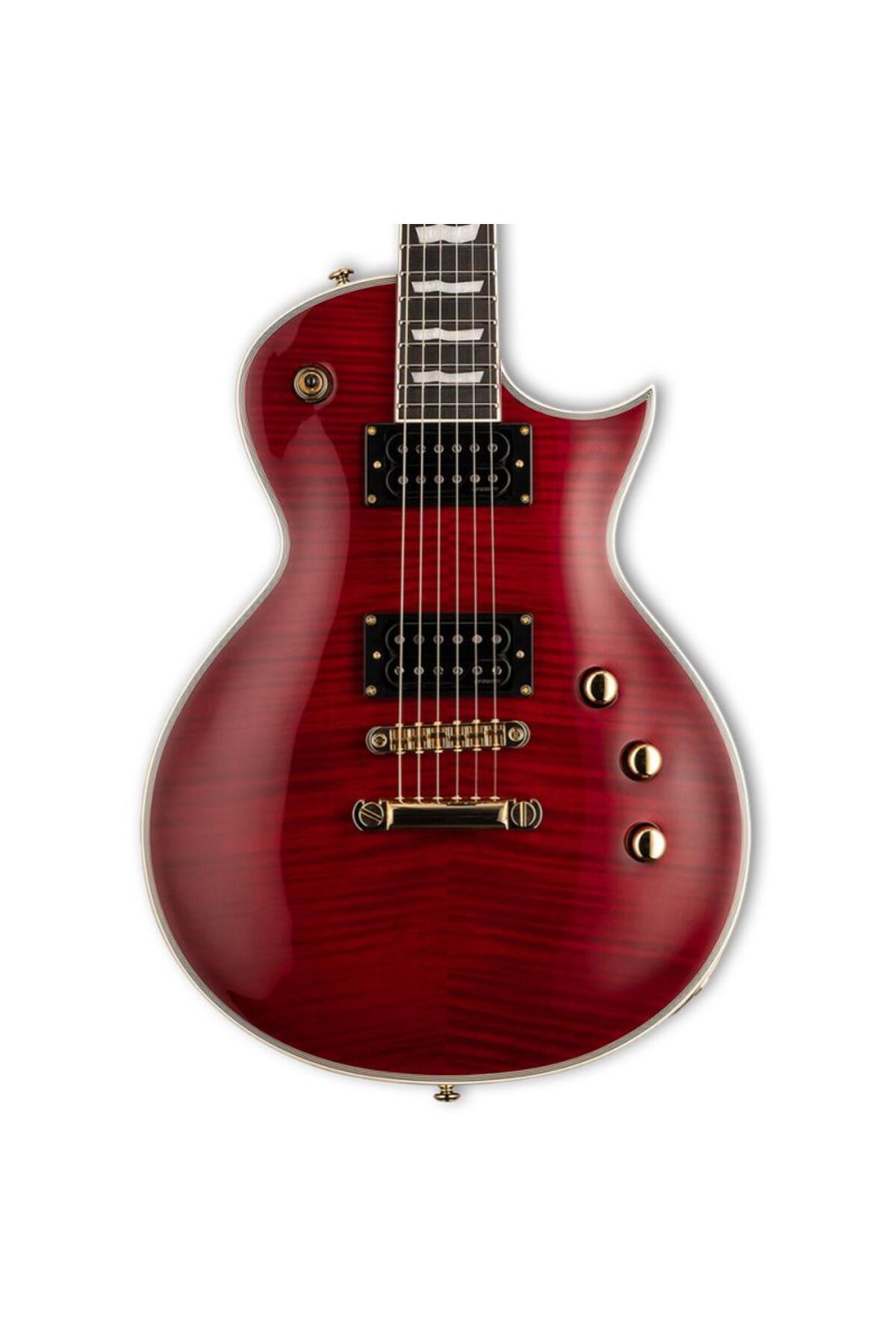 ESP LTD EC-1000T CTM See Thru Black Cherry Elektro Gitar