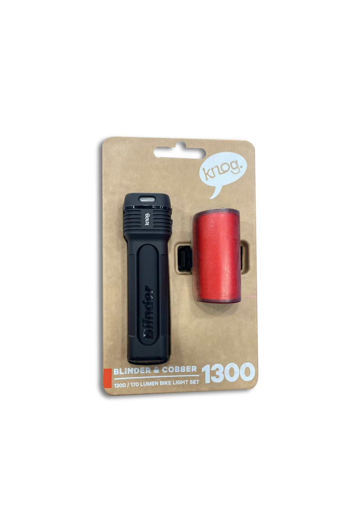 KNOG BLINDER COBBER 1300Lm USB Ön+Arka Bisiklet Işık Seti