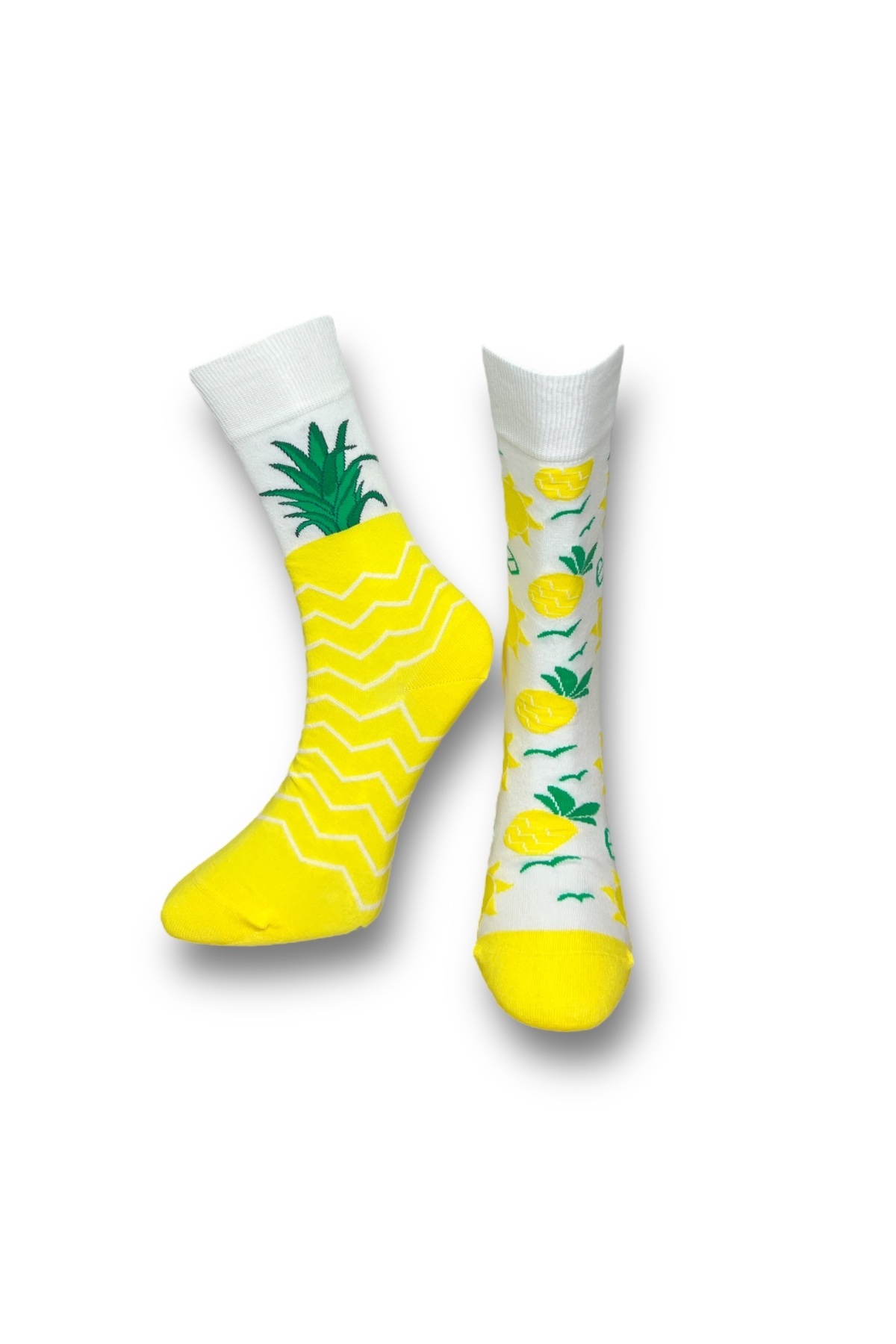 Mevo-5 Pcs Unisex Stretchy Game Console Bbq and Fruit Pattern Mixed Color Breathable Socket Socks 4