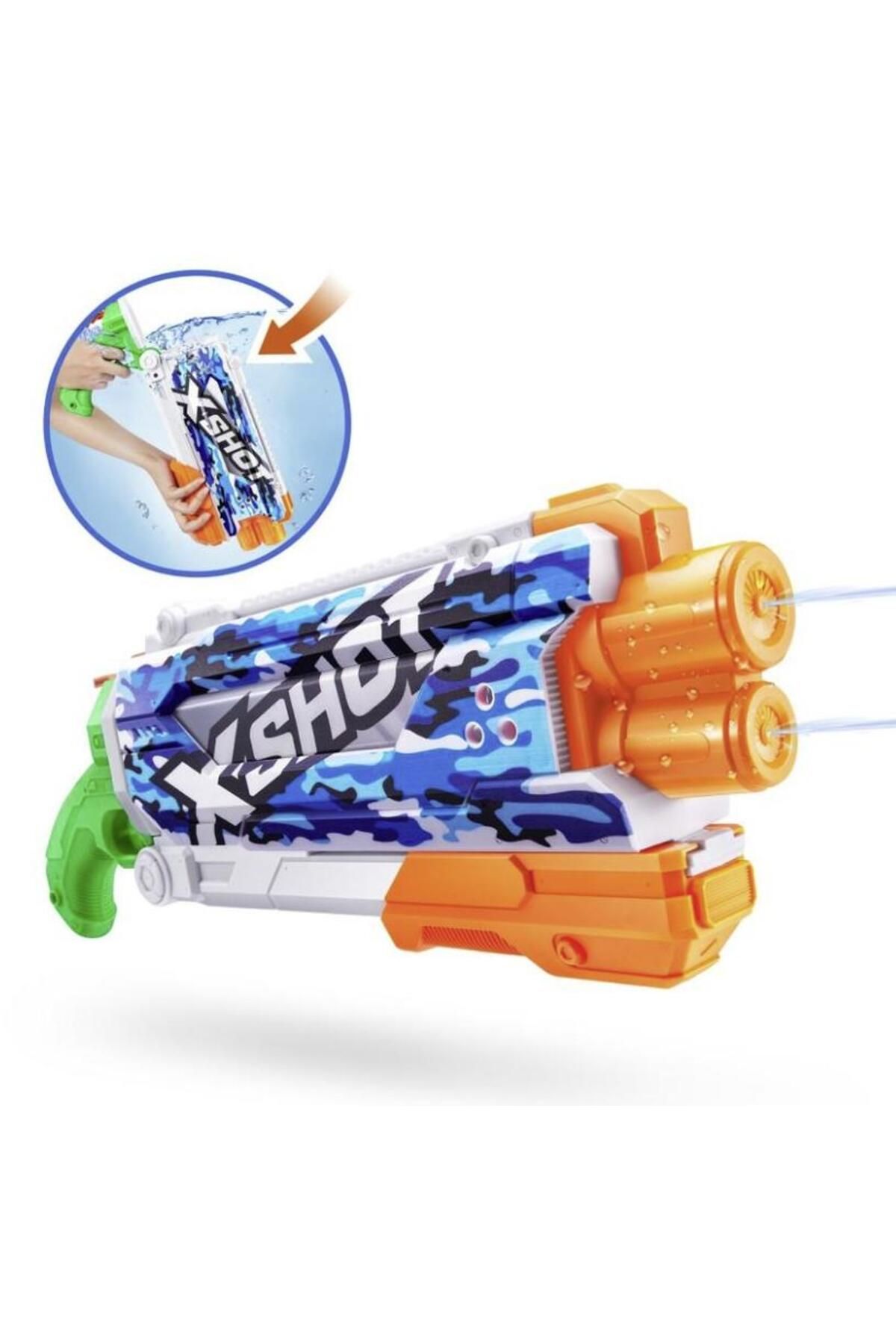 molli X-SHOT Su Tabancası - Hızlı Doldurma Fonksiyonlu - Mavi