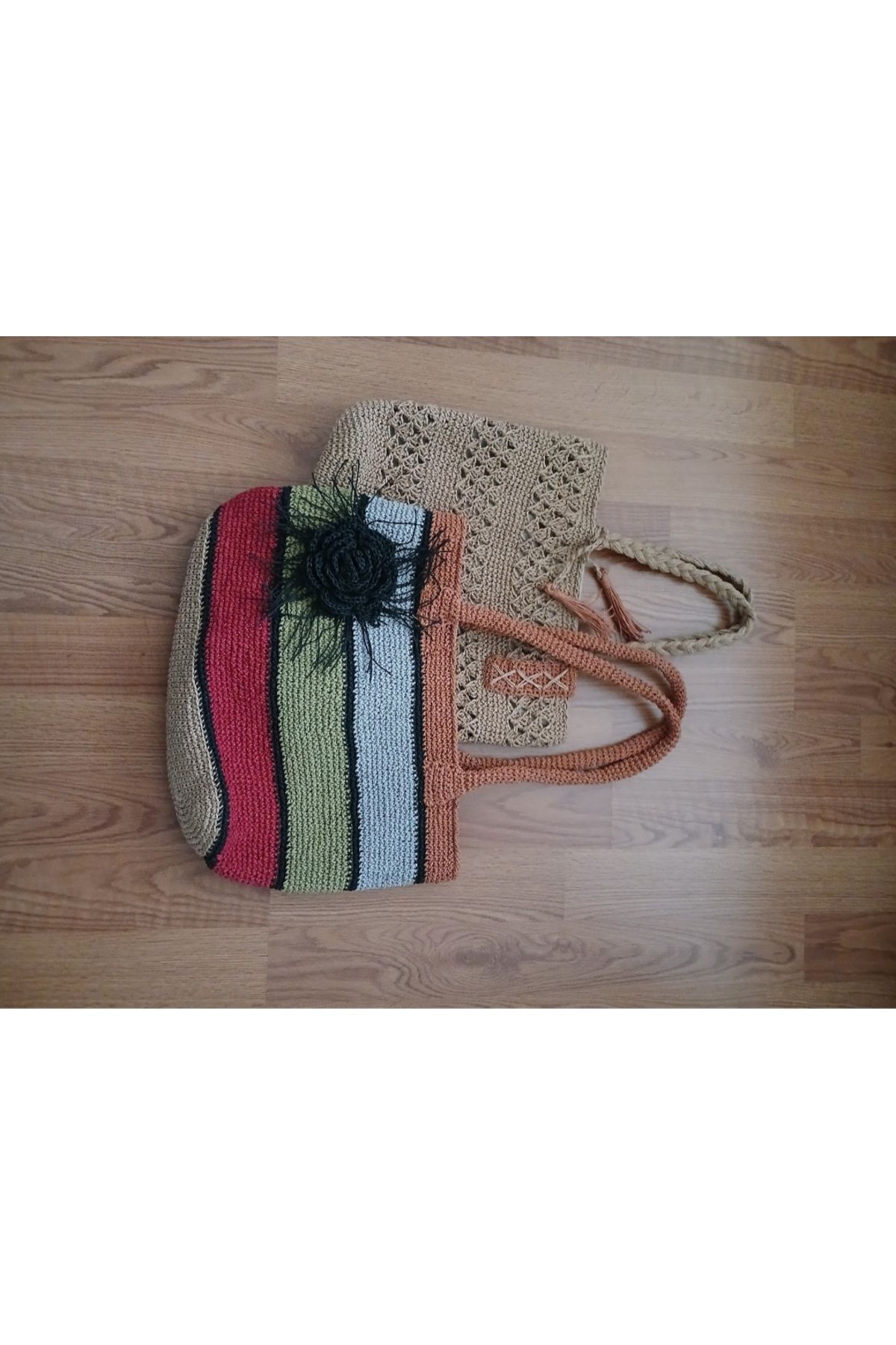 Parlak-Paper String Clutch Bag (Knitted Bag) 5