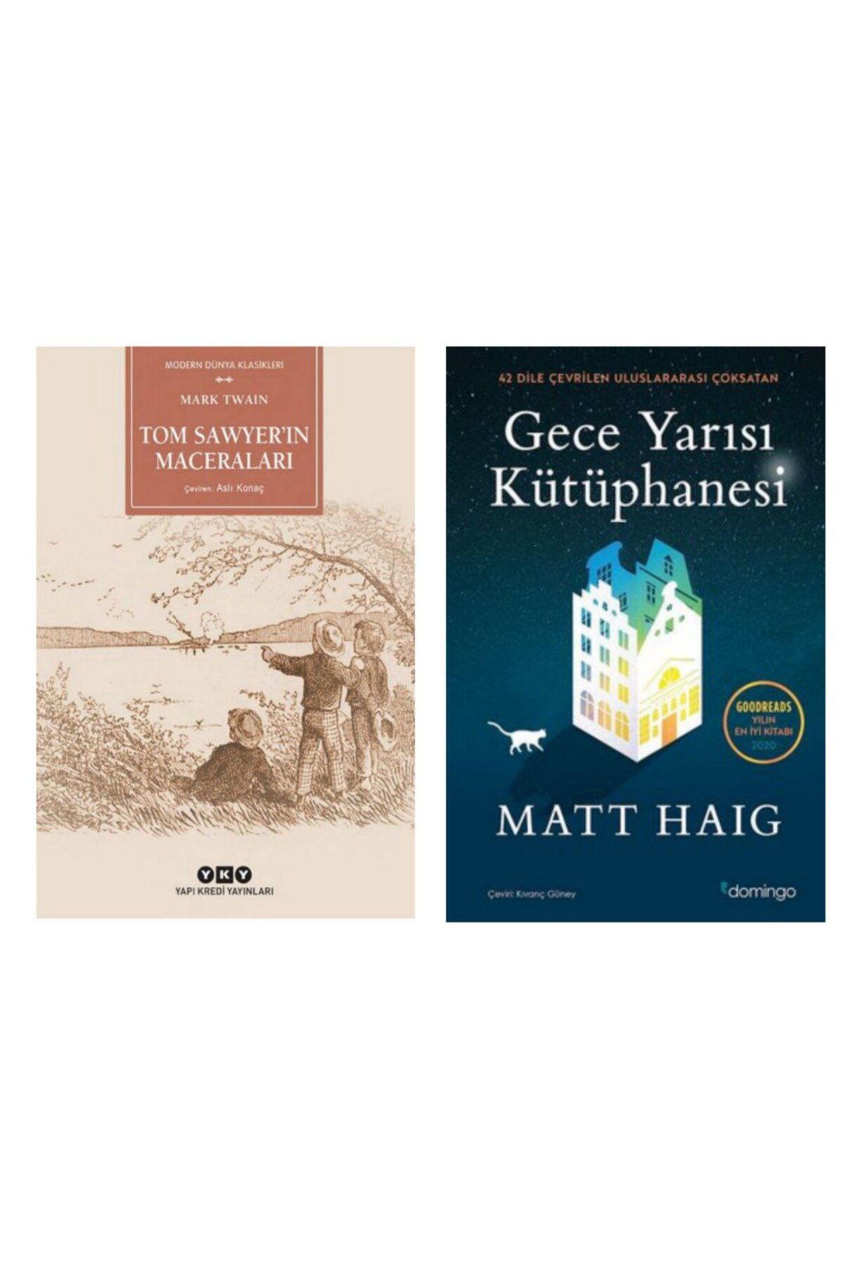 Yapı Kredi Yayınları Tom Sawyerin Maceraları - Mark Twain Gece Yarısı Kütüphanesi - Matt Haig