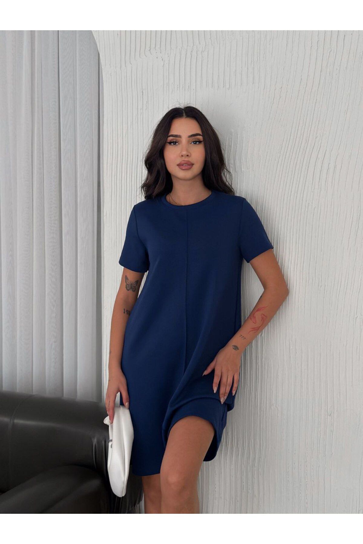 AykaStyleShop Kısa Kollu Günlük Elbise