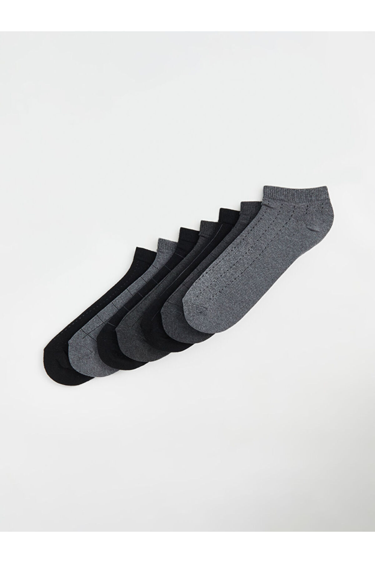 LC Waikiki-Sparkling Selections from Shining Store |   Patterned Men's Booties Socks 7 Pack 2