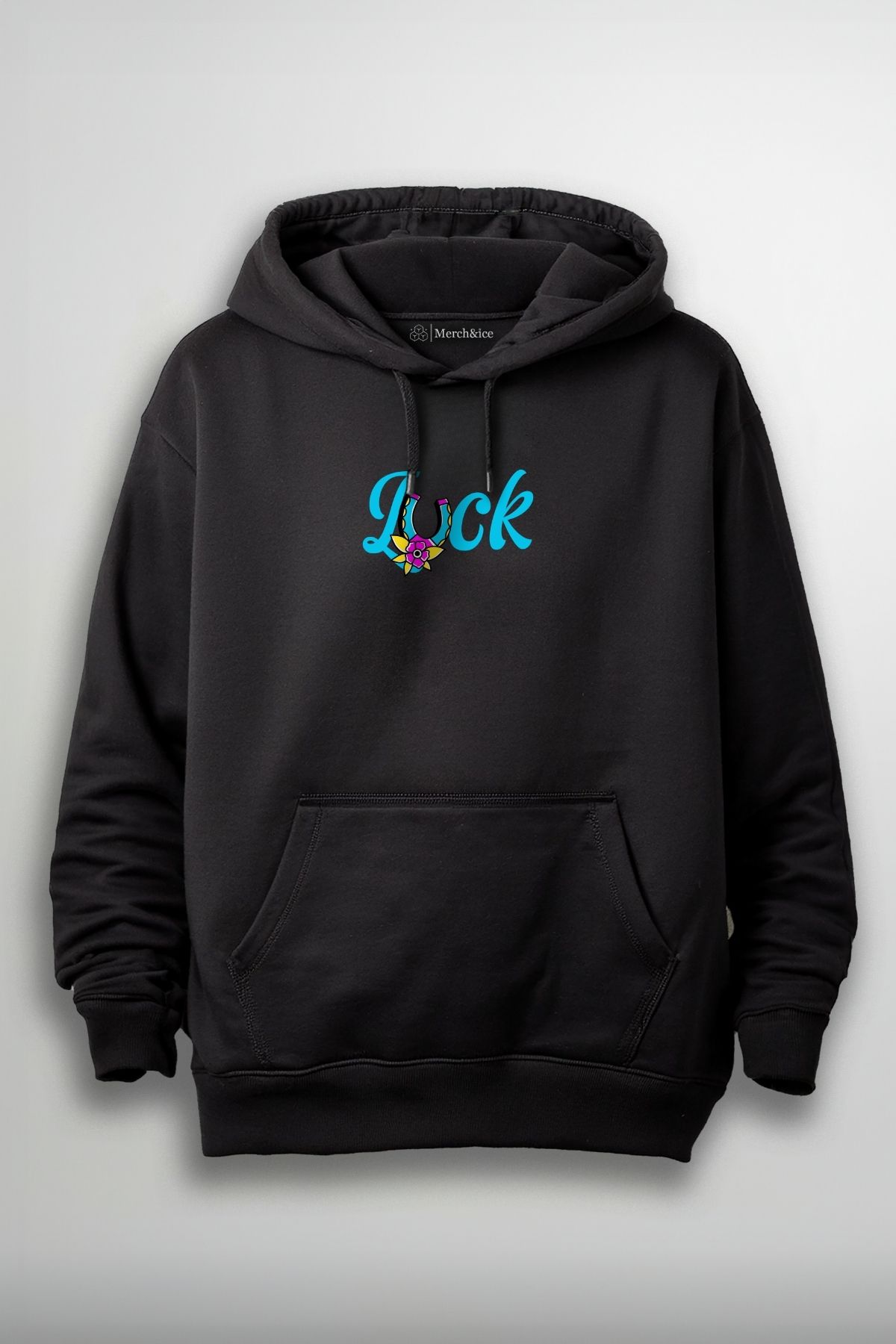 Merch&ice Luck Mıknatıs 777 Baskılı Unisex Sweatshirt