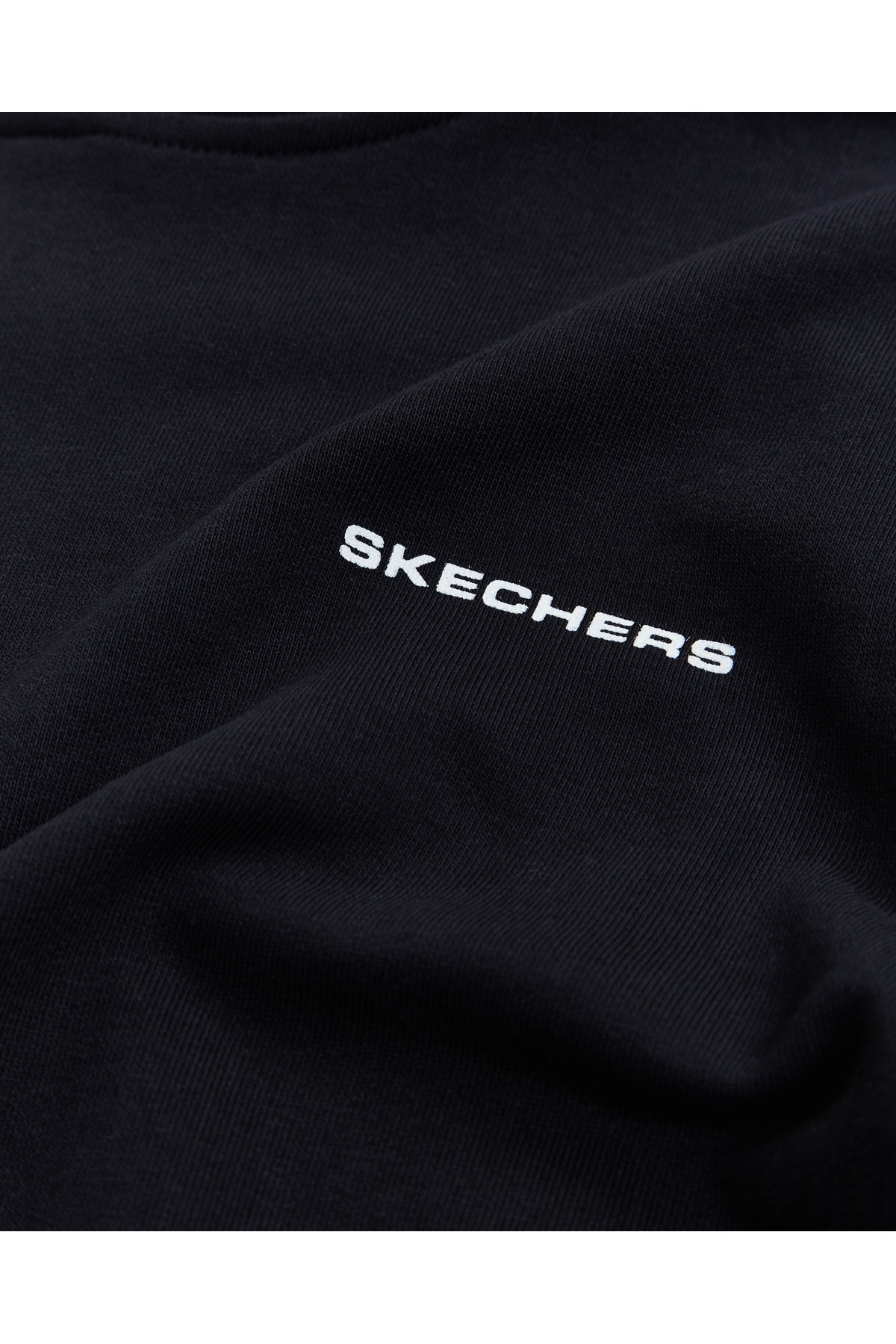 SKECHERS W New Basics Hoodie Kadın Siyah Sweatshirt S212183-001 görsel 8