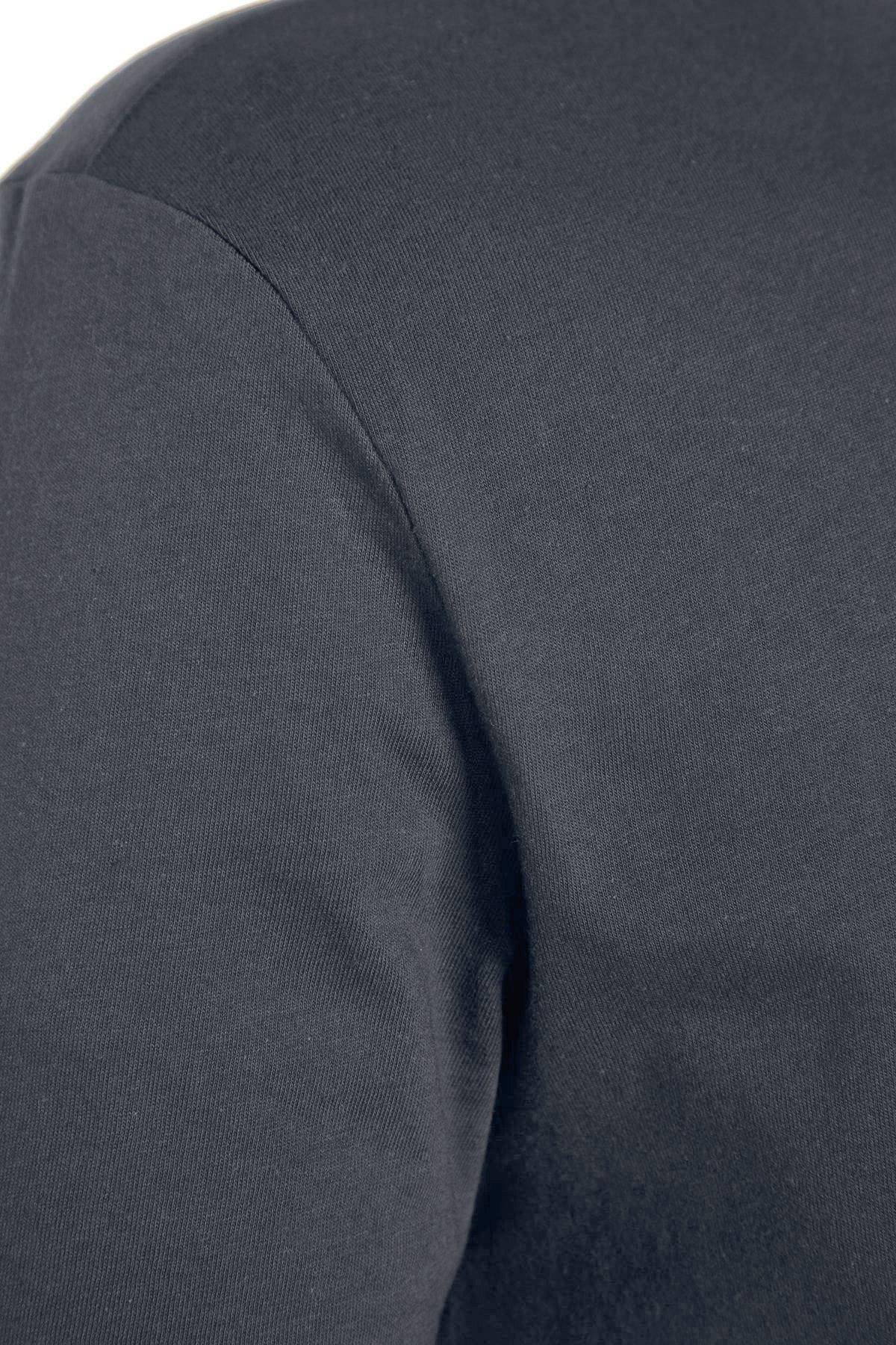 Trendyol Collection-Anthracite Color Slim Fit Crew Neck 100% Cotton T-Shirt - Tmnss19Bo0001 7