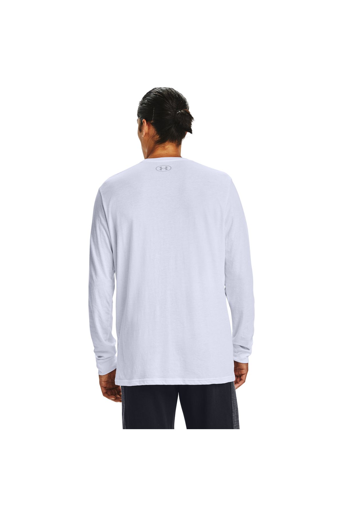 تی شرت ورزشی سفید مردانه آستین بلند قفسه سینه 1329585 100 Under Armour