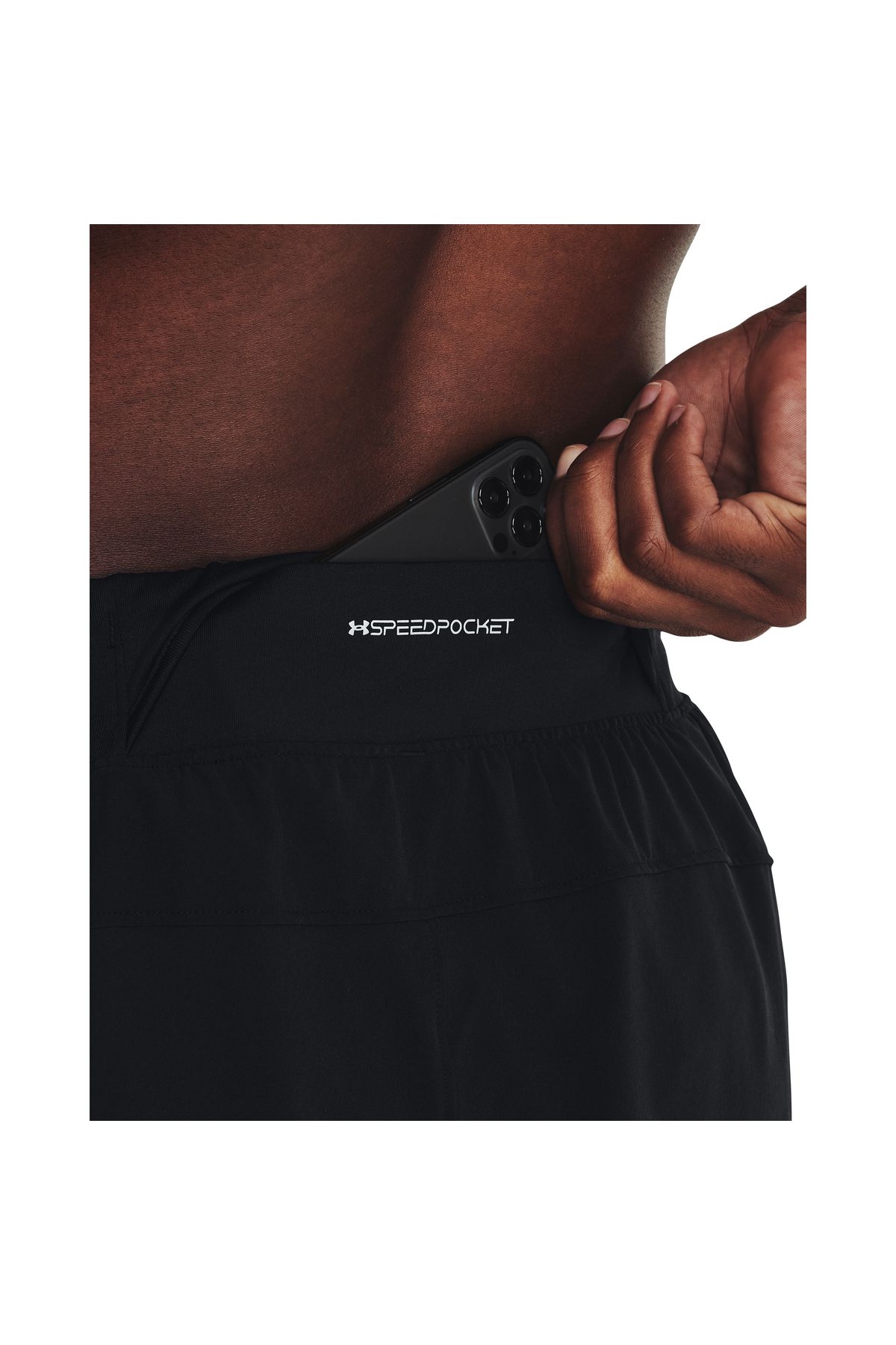 شورت ورزشی مشکی مردانه های نخبگان 7 '' ua راه اندازی شده 1376508 001 Under Armour