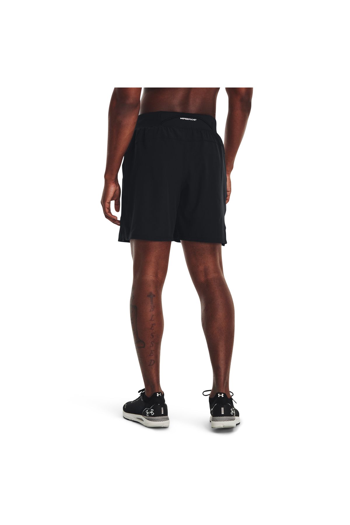 شورت ورزشی مشکی مردانه های نخبگان 7 '' ua راه اندازی شده 1376508 001 Under Armour