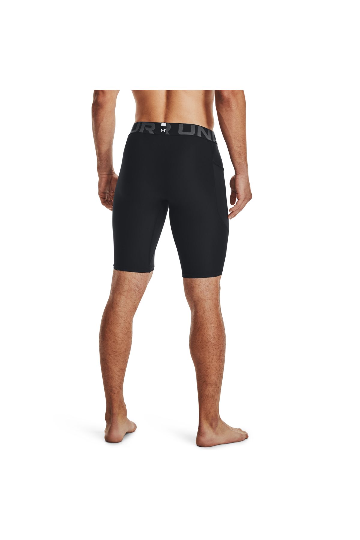 شورت ورزشی مشکی مردانه های بلند جیب Heatgear® 1361602 001 Under Armour