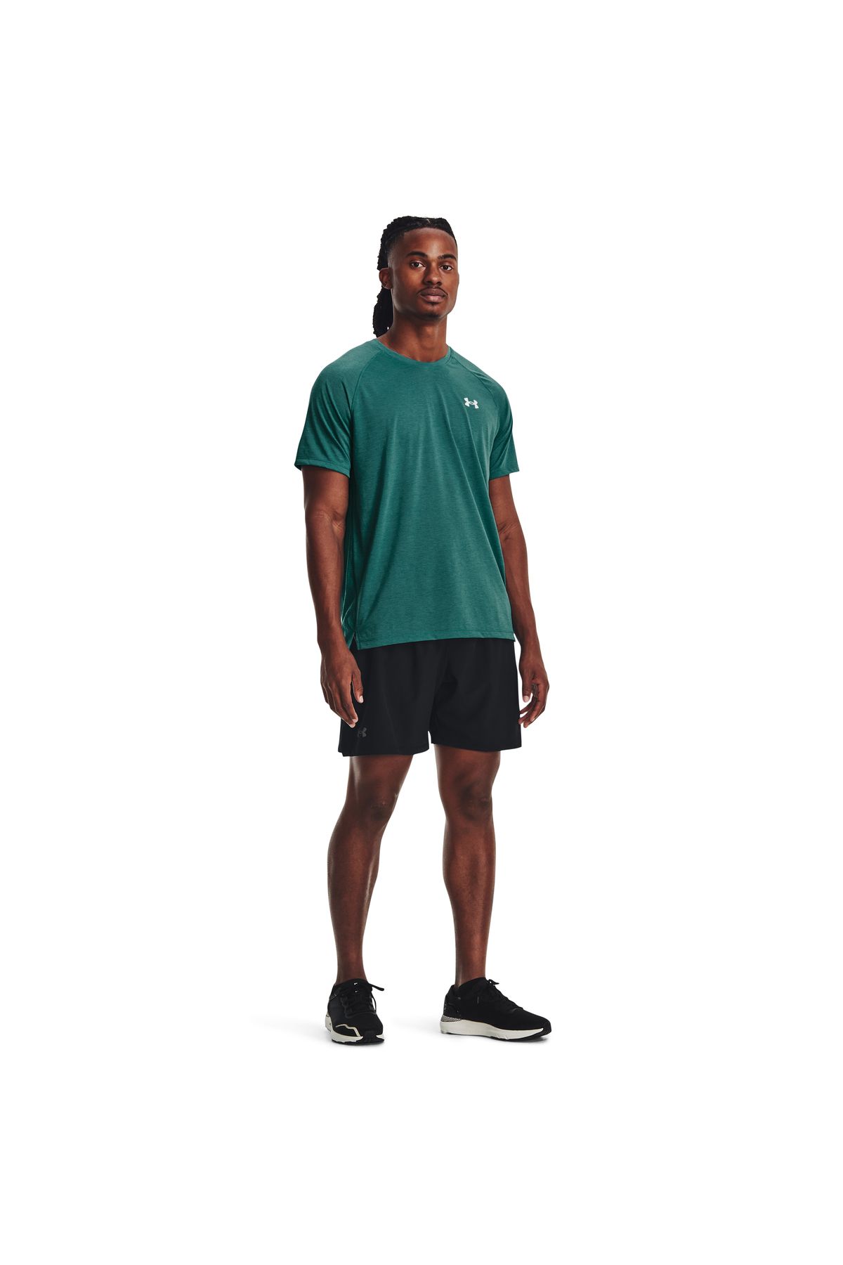 شورت ورزشی مشکی مردانه های نخبگان 7 '' ua راه اندازی شده 1376508 001 Under Armour