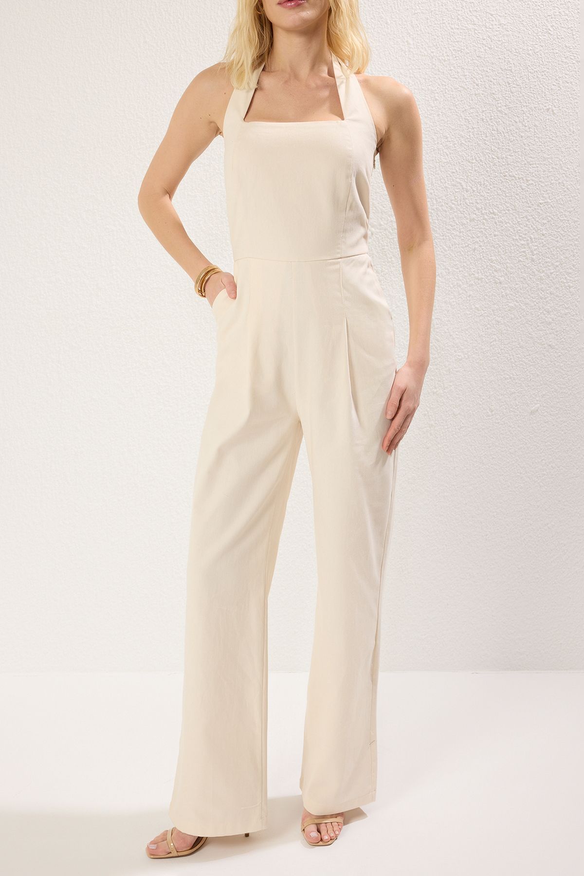 Trendyol Collection-Overal se širokými nohami - Twoss25Tu00008 3