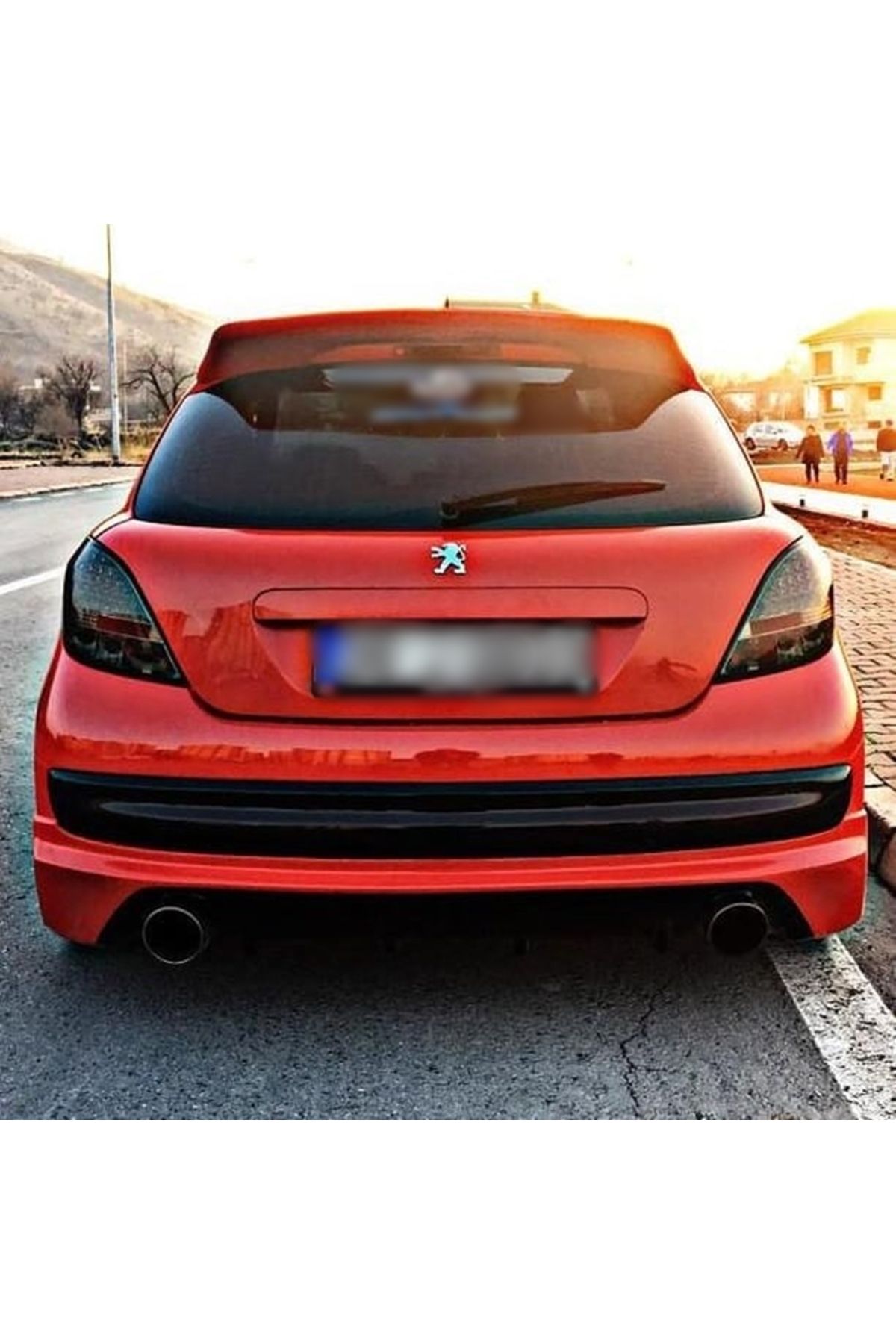 ANKARA BODYKİT PEUGEOT 207 ARKA RC TAMPON EKİ