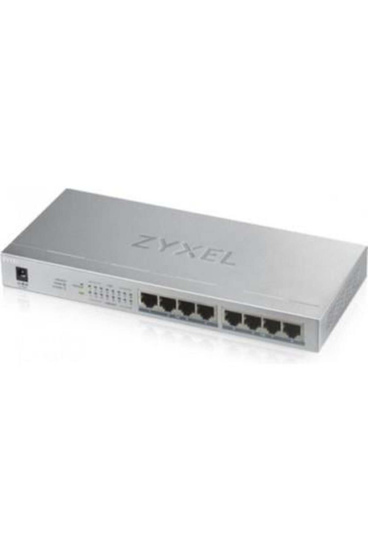 ZyXEL GS-1008HP 8-PRT GB UNMANAGE 60w FULL PoE GIGABIT Yönetilemez Switch Desktop