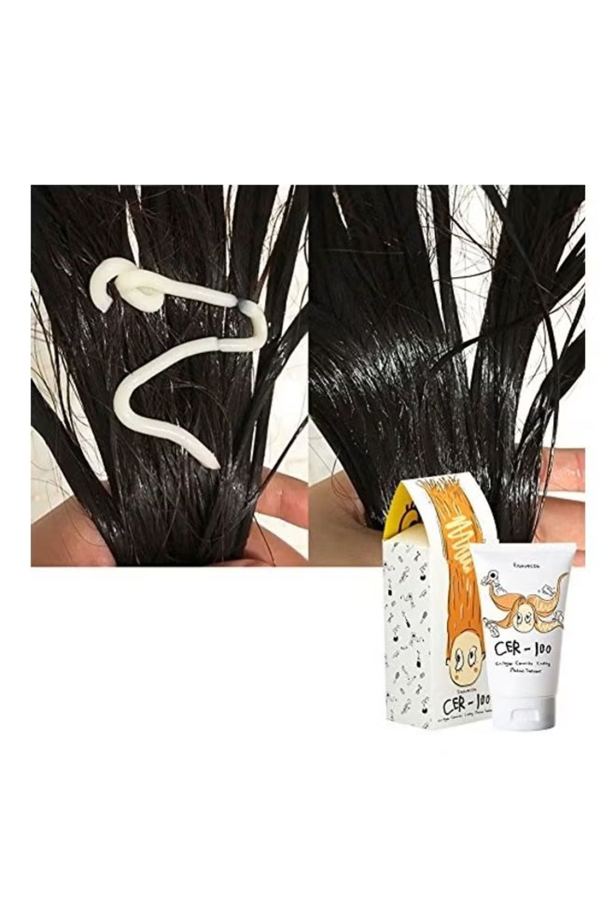 ELIZAVECCA-CER-100 Collagen Coating Hair Protein Treatment White 100ml 5
