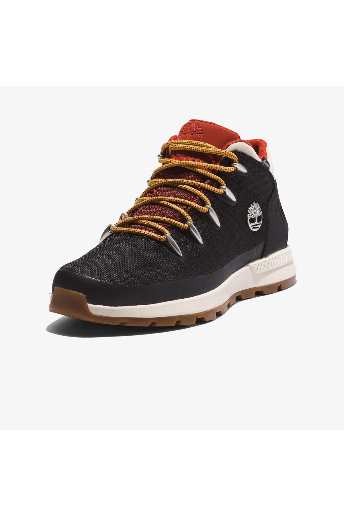 کفش های فضای باز مشکی مردانه ضد آب Mid Lace Up در Timberland