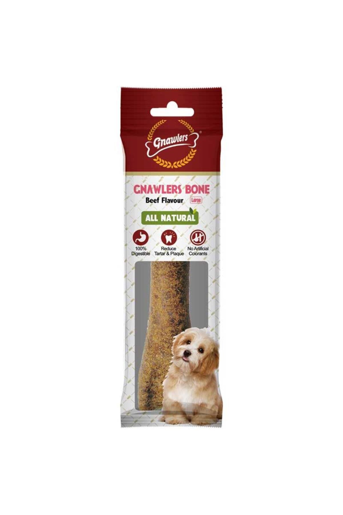 Gnawlers Köpek Ödül Kemiği Biftekli 265 Gr