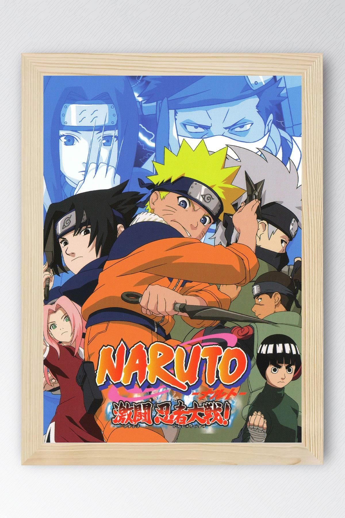 Saturn Naruto Çerçeveli Tablo - Naruto Manga Anime Posteri Tablo