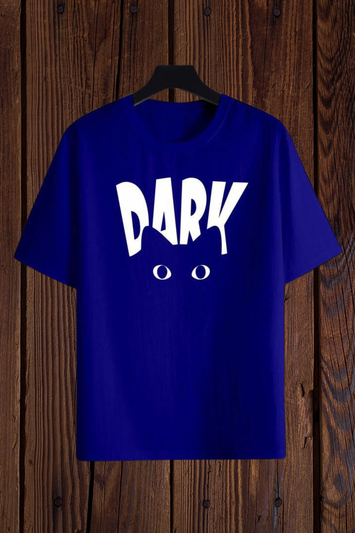 FECCY Pamuklu Dark Baskılı Oversize T-shirt