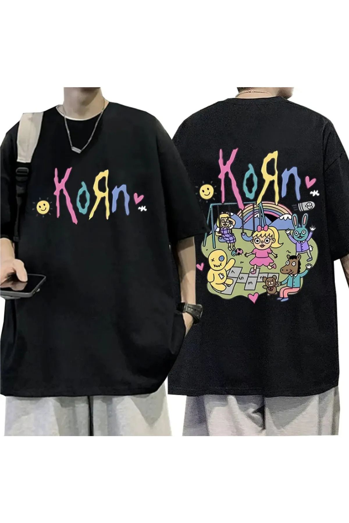 Wish BF Korn Metal Unisex Tişört