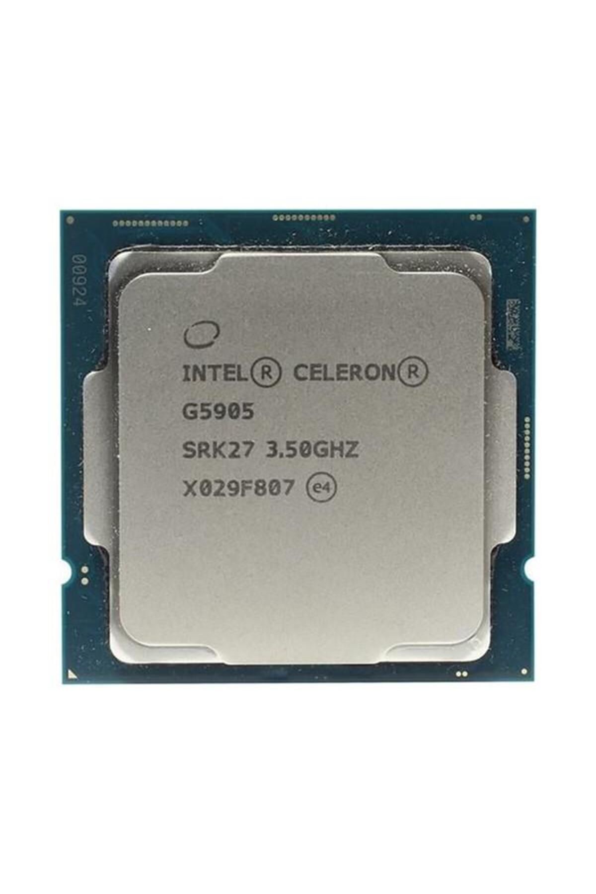 Intel Celeron G5905 4MB 2çekirdekli O/B UHD610 1200p 58w Kutusuz Fansız
