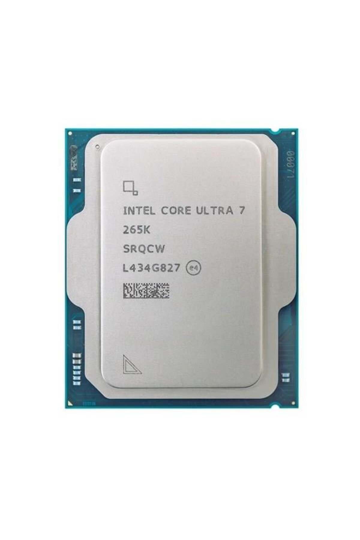 Intel CORE ULTRA 7 265K 20çekirdekli 36MB O/B VGA 1851p 125W Kutusuz-Fansız