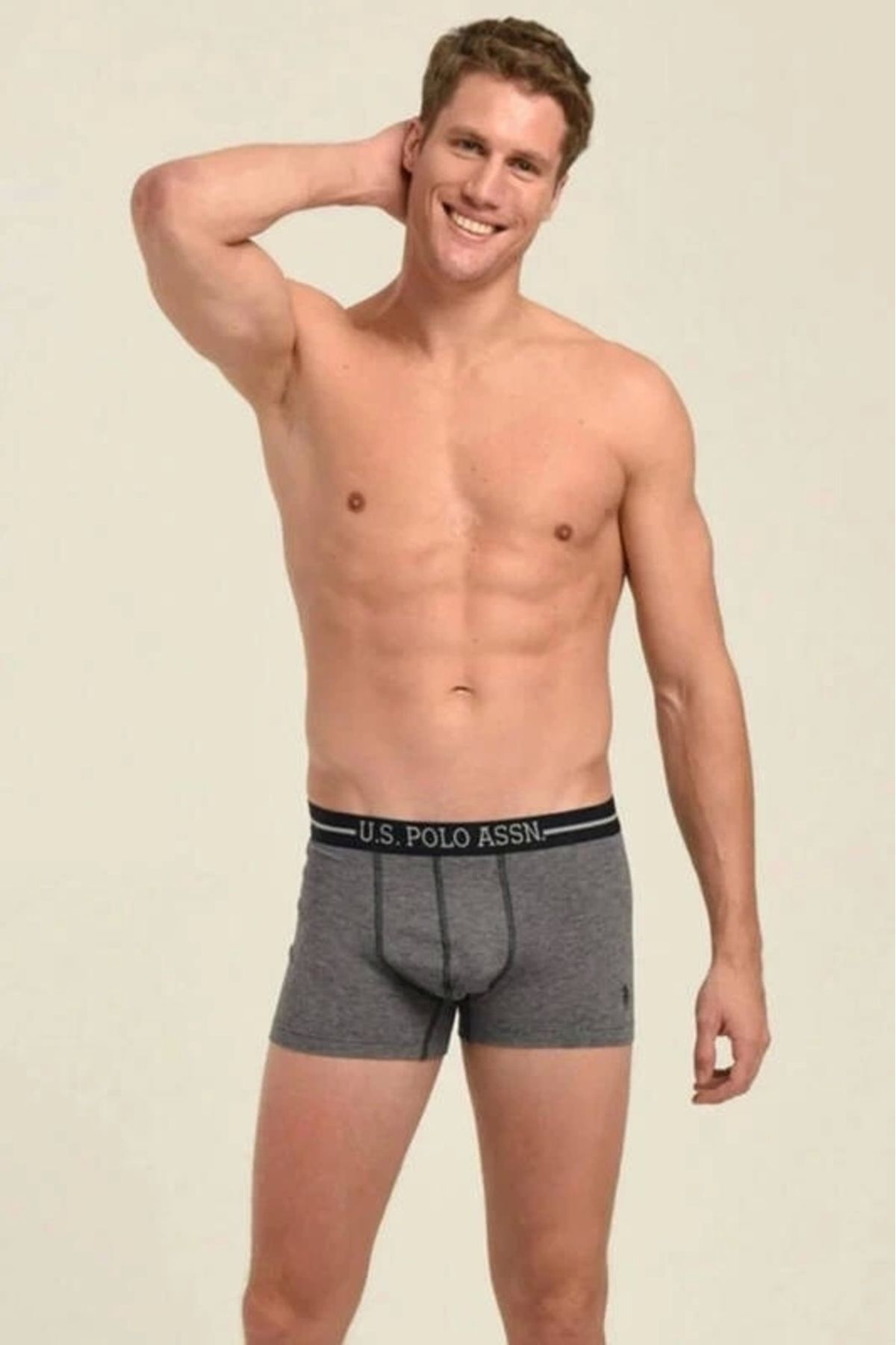 Moon wear Bel Lastiği Baskılı 3'lü Boxer 80306