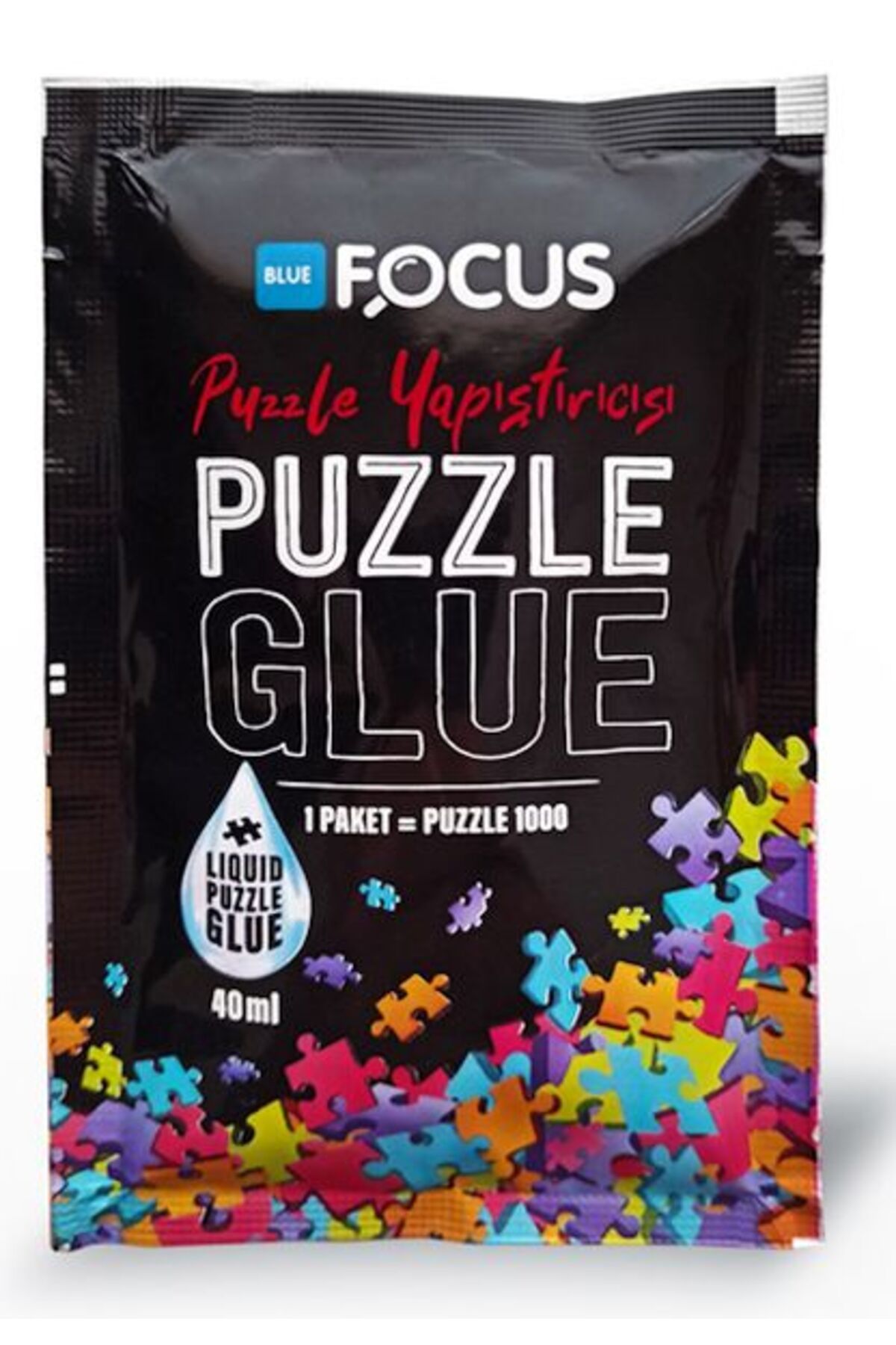 Türk Dil Kurumu Yayınları Blue Focus Puzzle Glue 40 Ml (Puzzle Yapıştırıcısı) - 1000'Lik Puzzle İçin