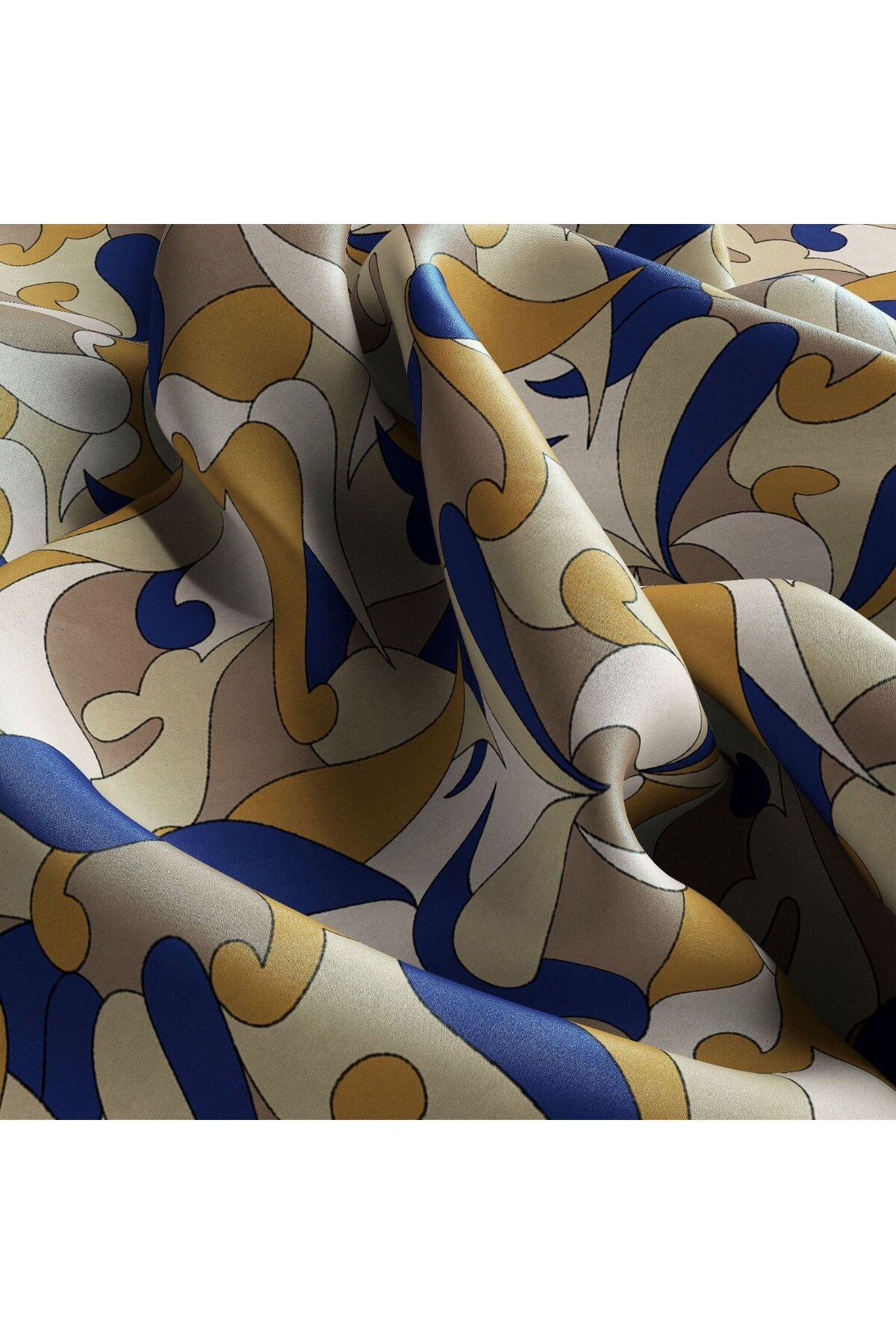 Levidor-Abstract Pattern Sparkling Crystal Scarf 2