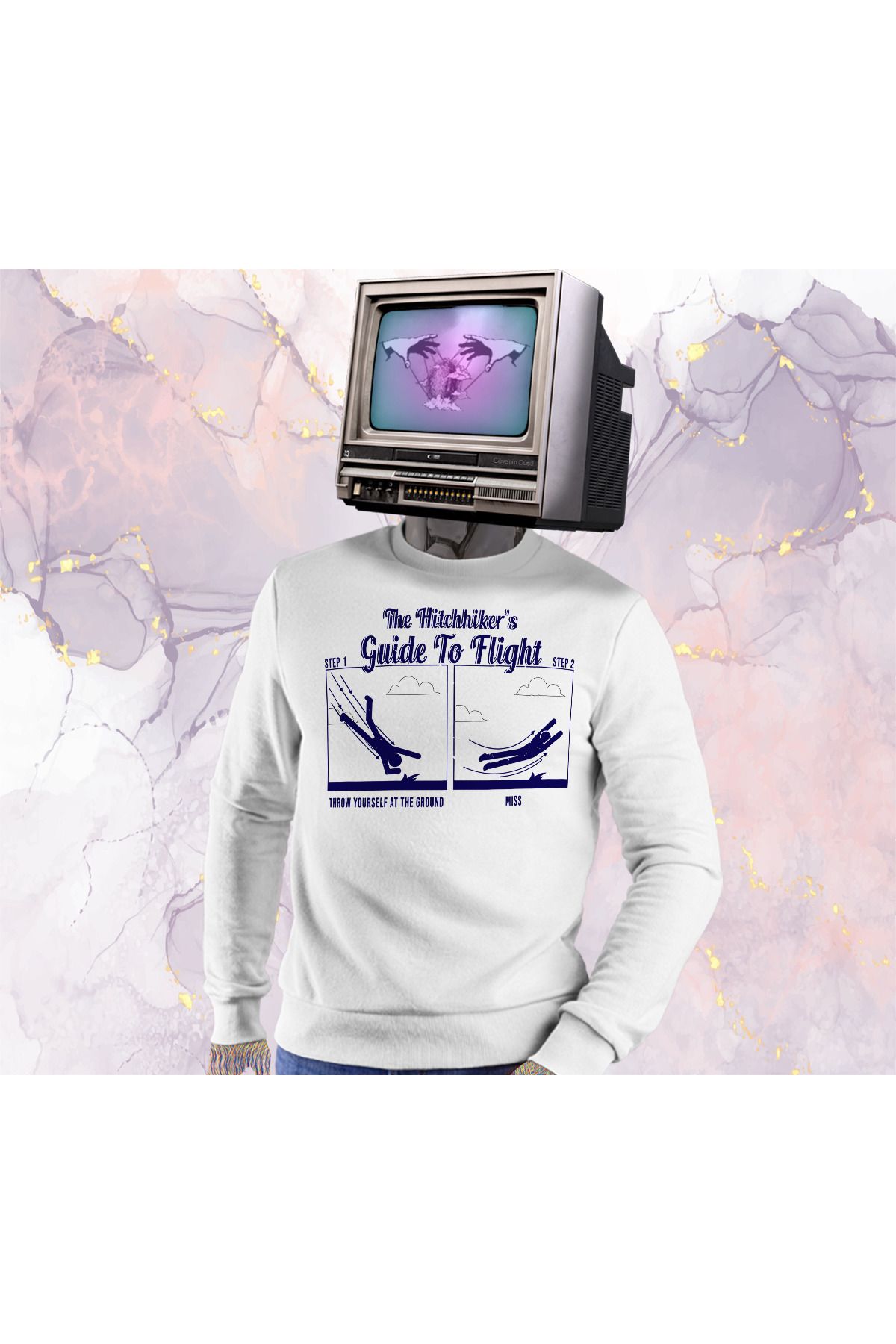 Güvenin Düşü Otostopçunun Galaksi Rehberi - Fly - Sweatshirt