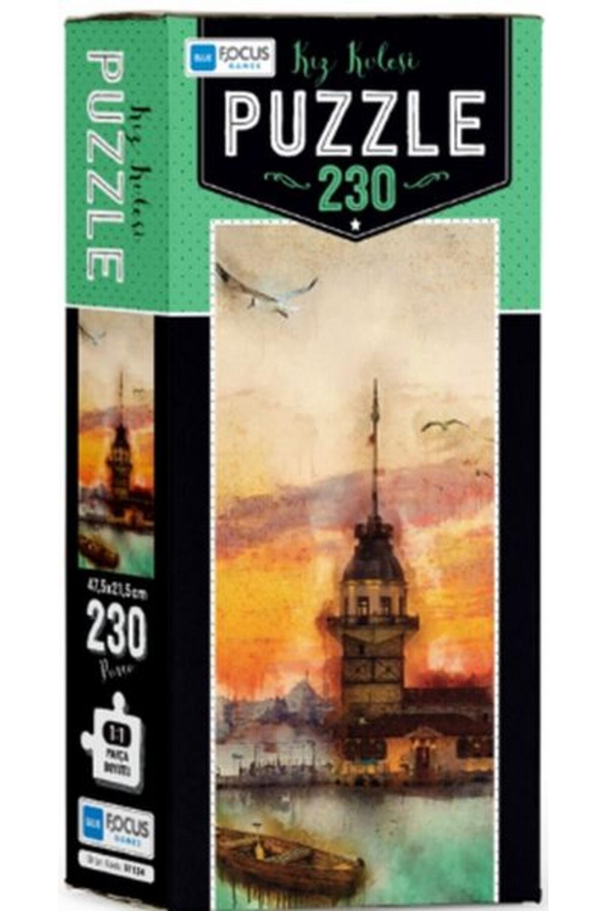 Blue Focus Yayınları Blue Focus Kız Kulesi - Puzzle 230 Parça