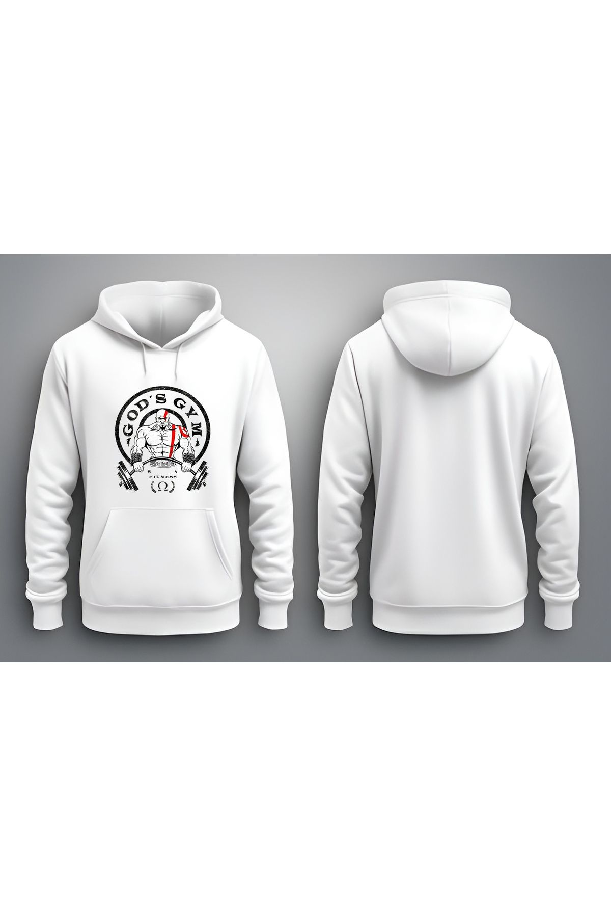 CDA BEYAZ GOODS GYM UNISEX SWEATSHIRT