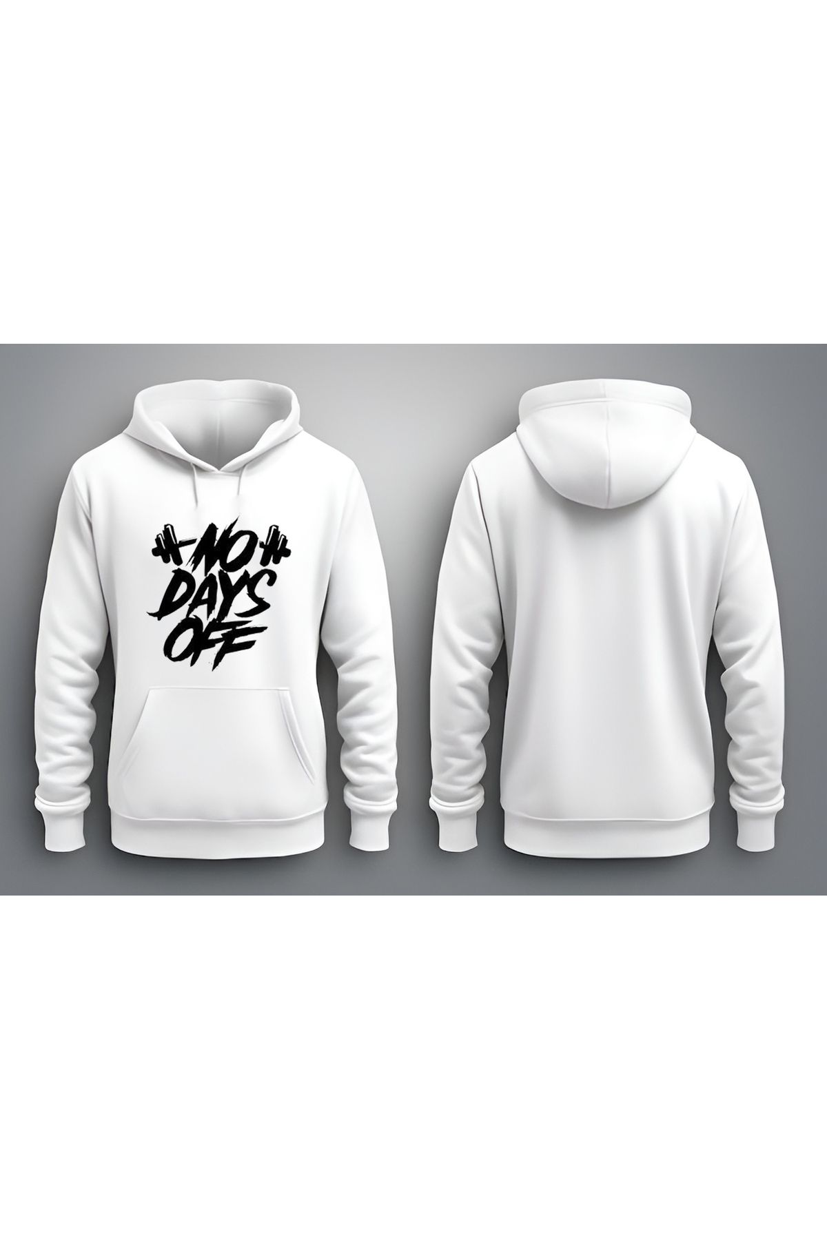 CDA BEYAZ NO DAYS OFF UNISEX SWEATSHIRT