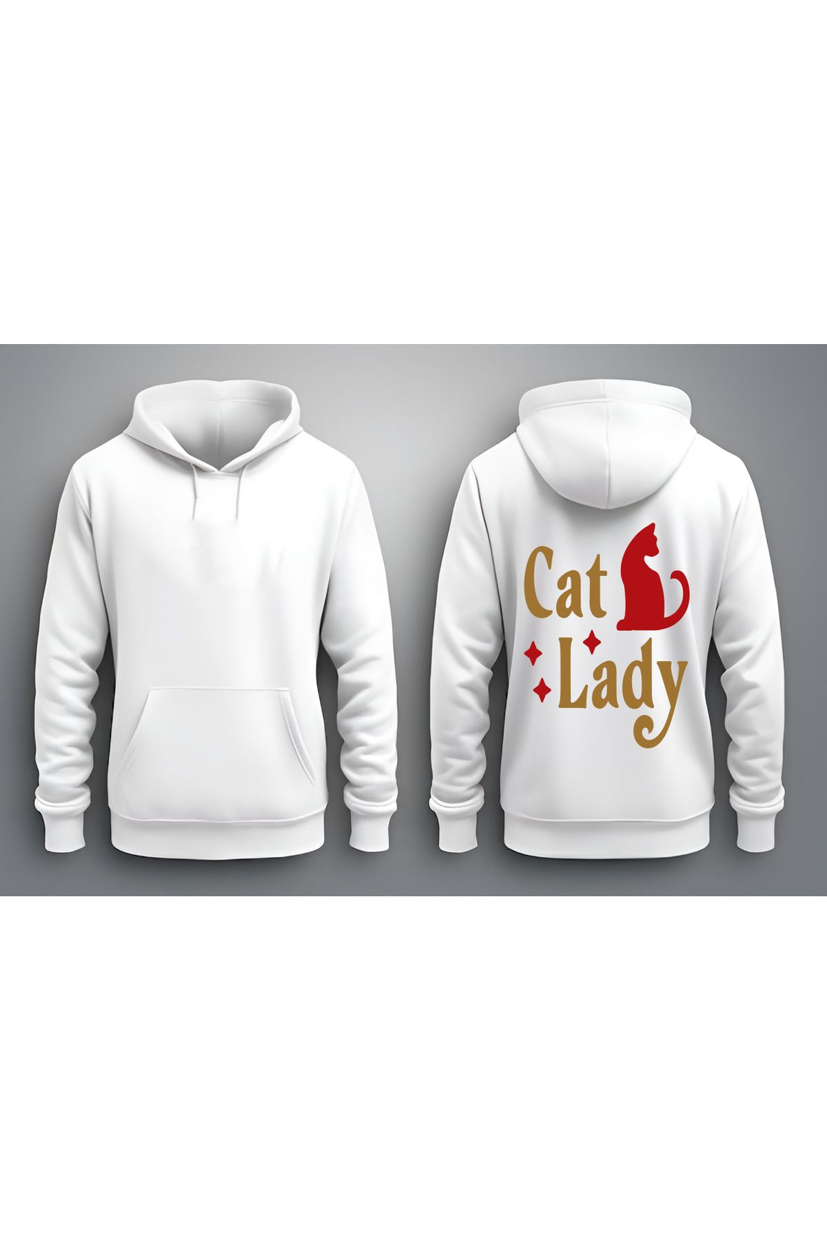 CDA BEYAZ CAT LADY UNISEX SWEATSHIRT