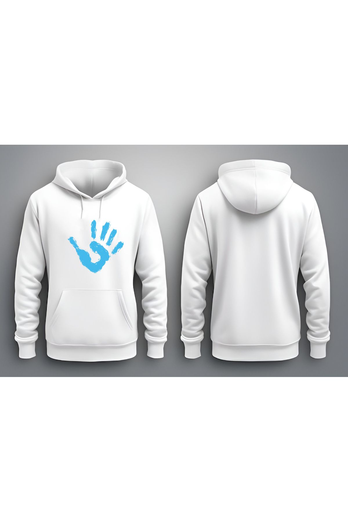 CDA BEYAZ BLUE HAND UNISEX SWEATSHIRT