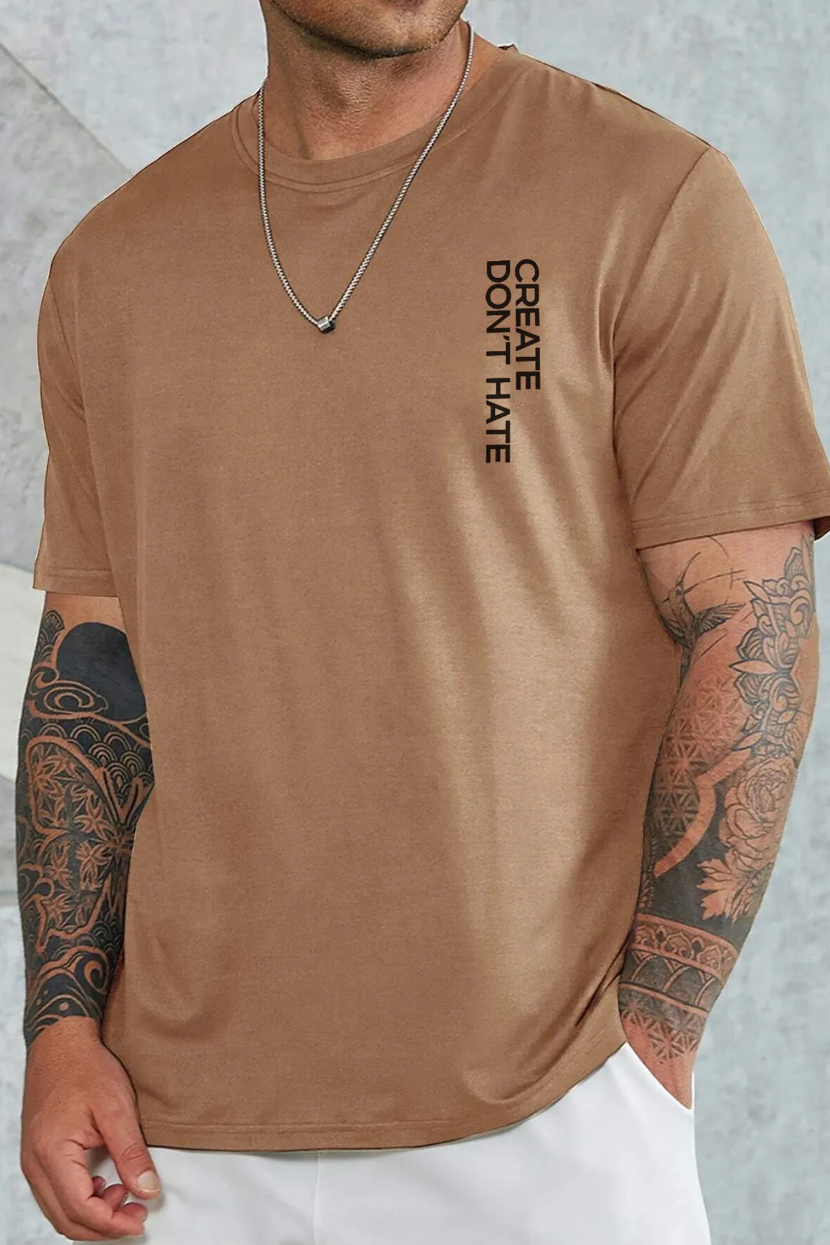 Wish BF Oversize Baskılı Tişört Orta Kalınlık Pamuklu