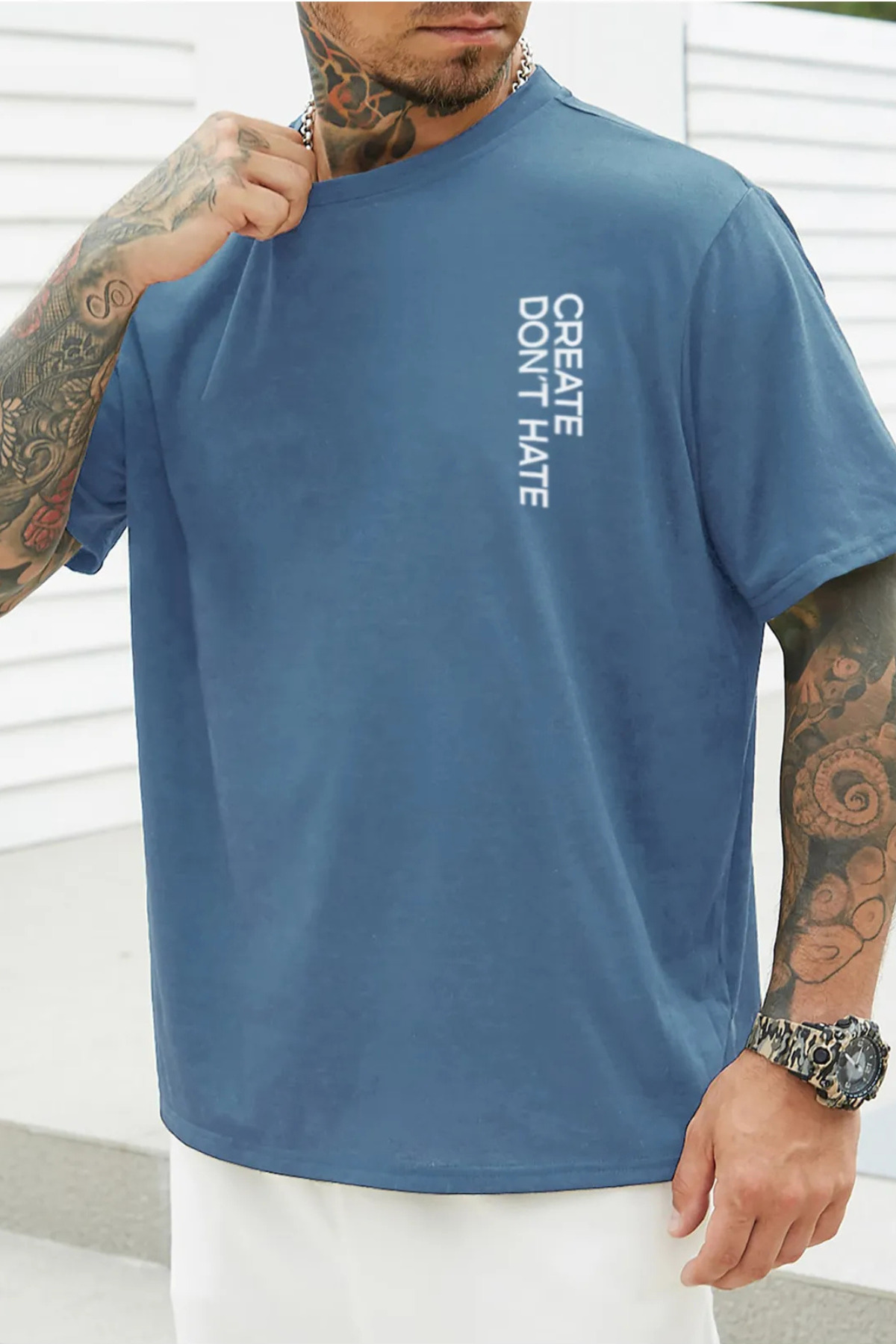 Wish BF Oversize Baskılı Tişört Orta Kalınlık Pamuklu