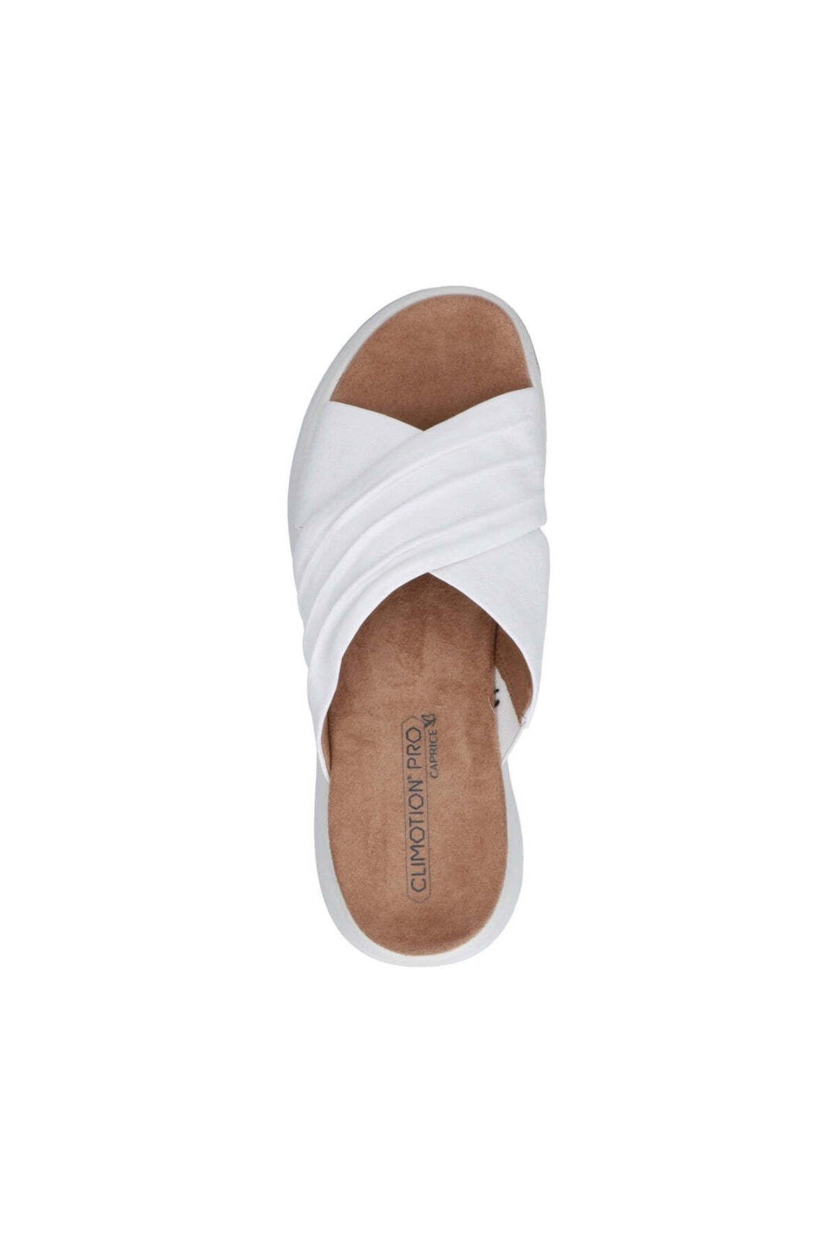 Caprice-White Slippers Womens Shoes 5