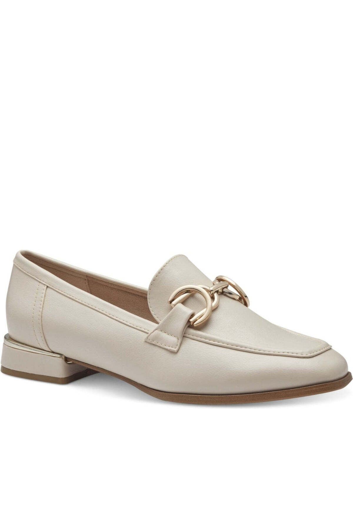 Marco Tozzi-Beige Loafers Womens Shoes 1