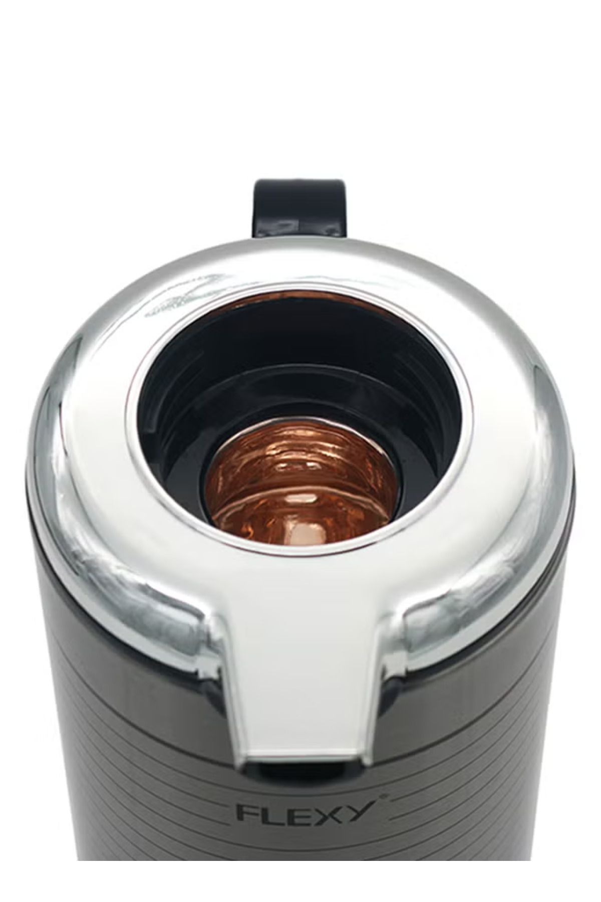 flexy-Stainless Steel Insulated Vacuum Flask Silver/Black 1.6Liters 4